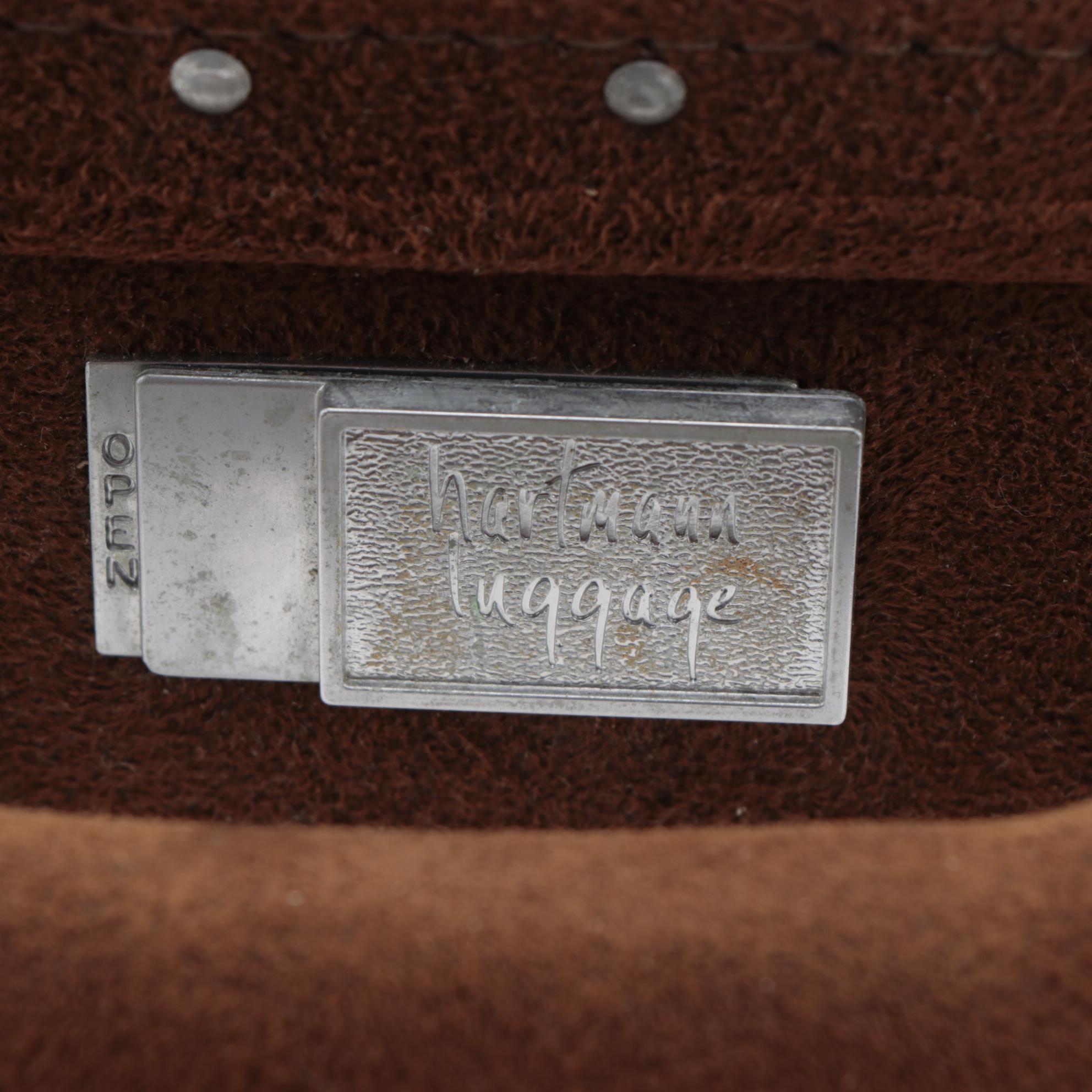 Hartmann Luggage Suede Carry-On Suitcase