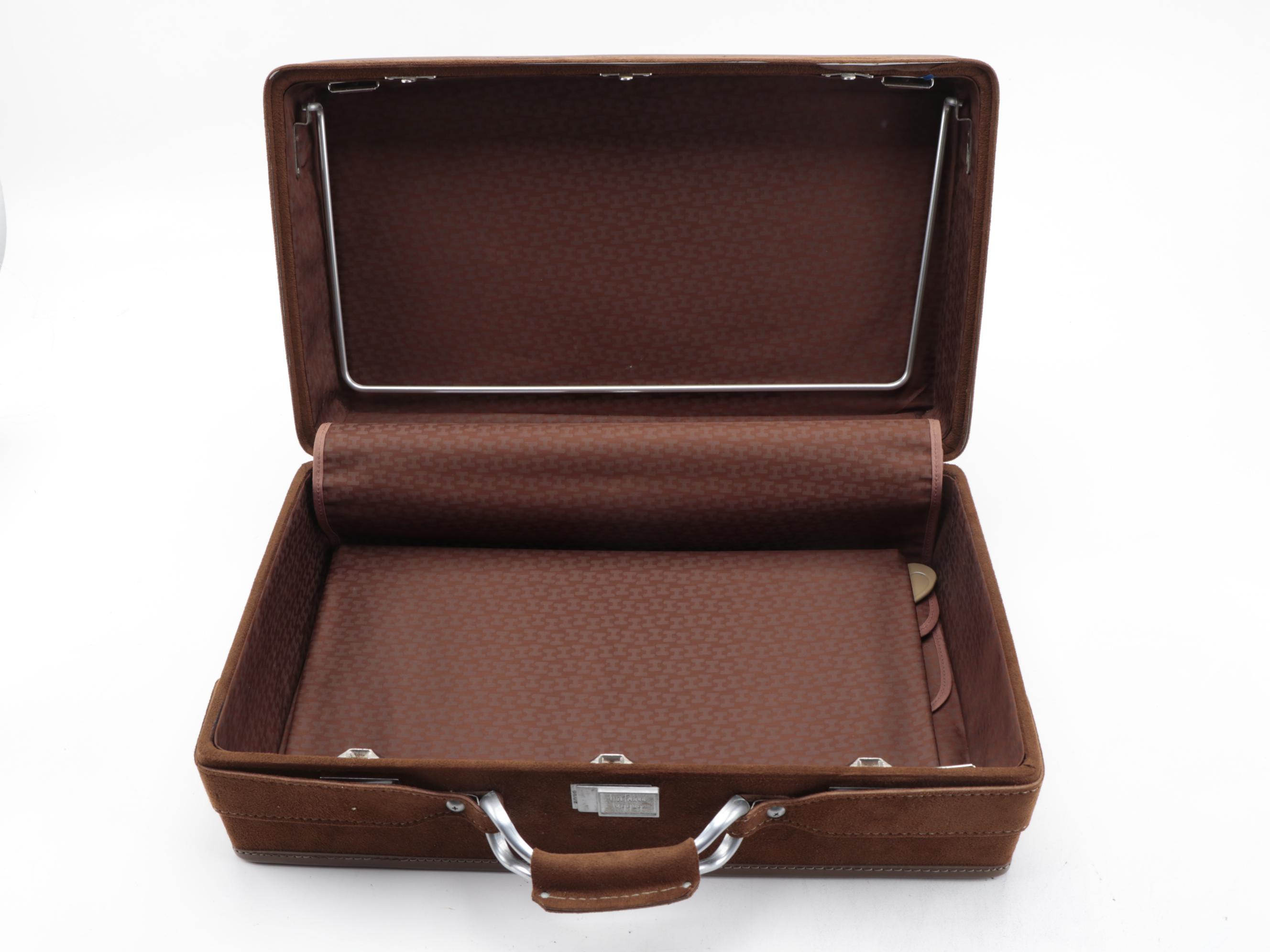 Hartmann Luggage Suede Carry-On Suitcase