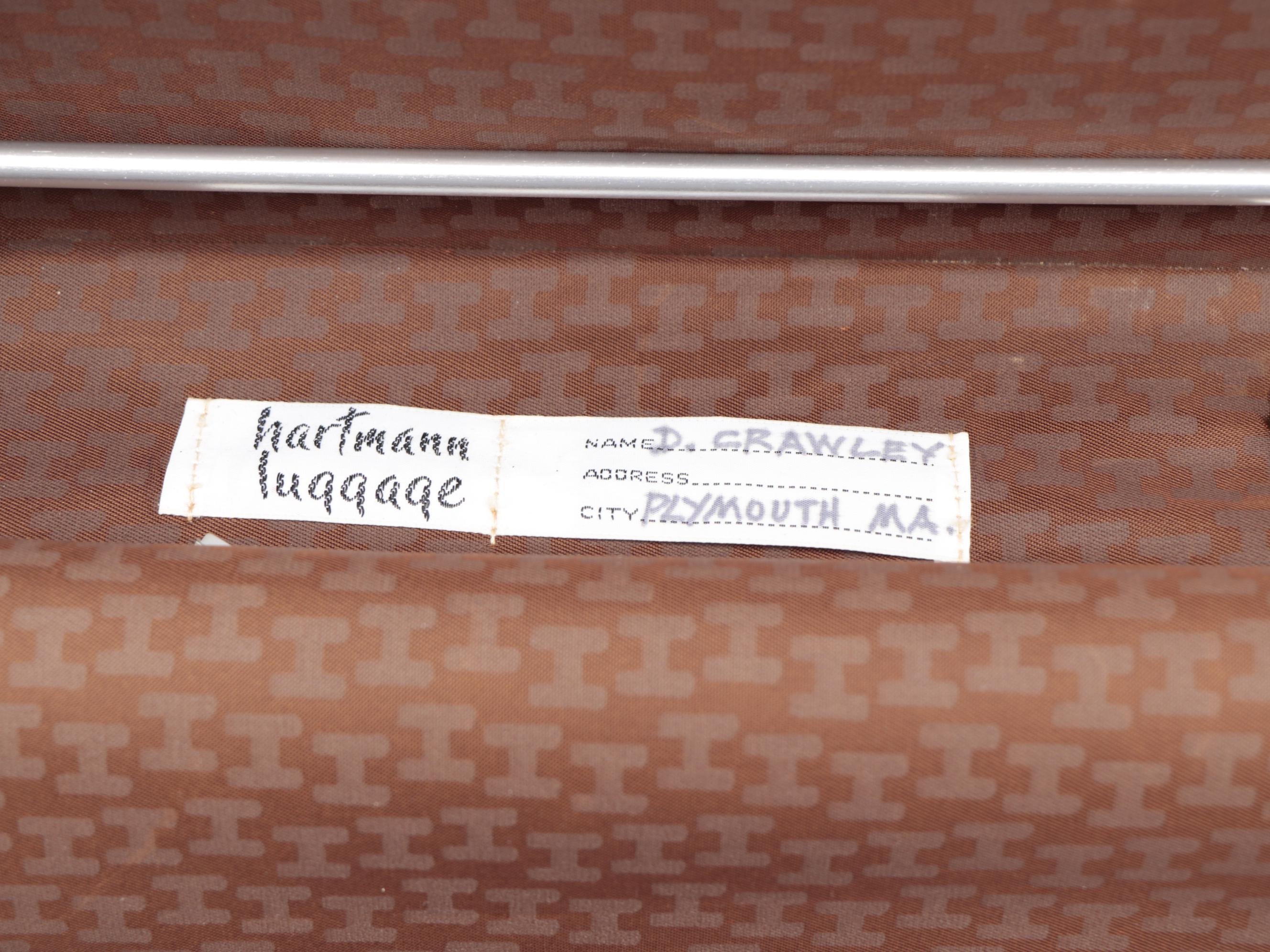 Hartmann Luggage Suede Carry-On Suitcase