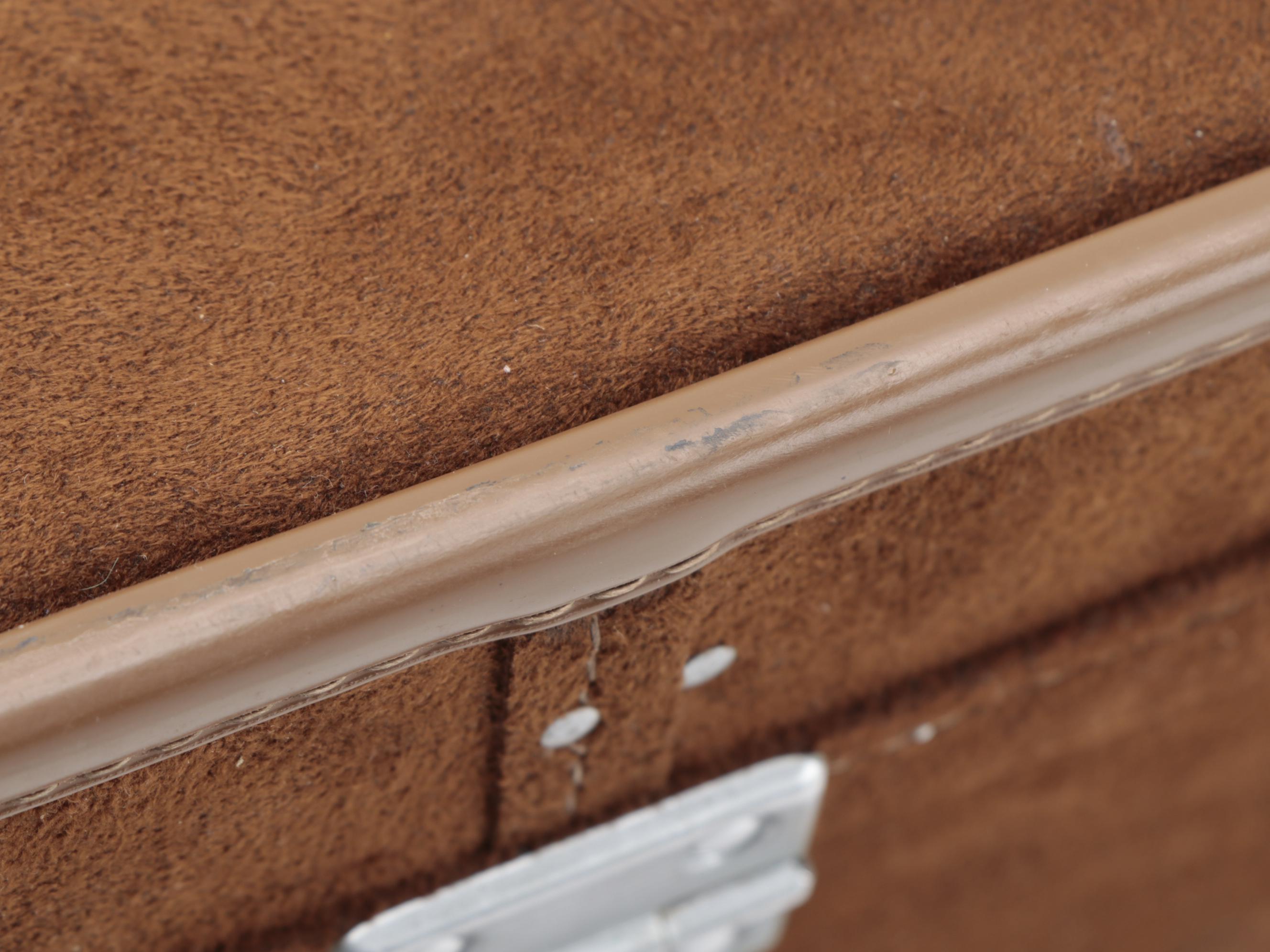 Hartmann Luggage Suede Carry-On Suitcase