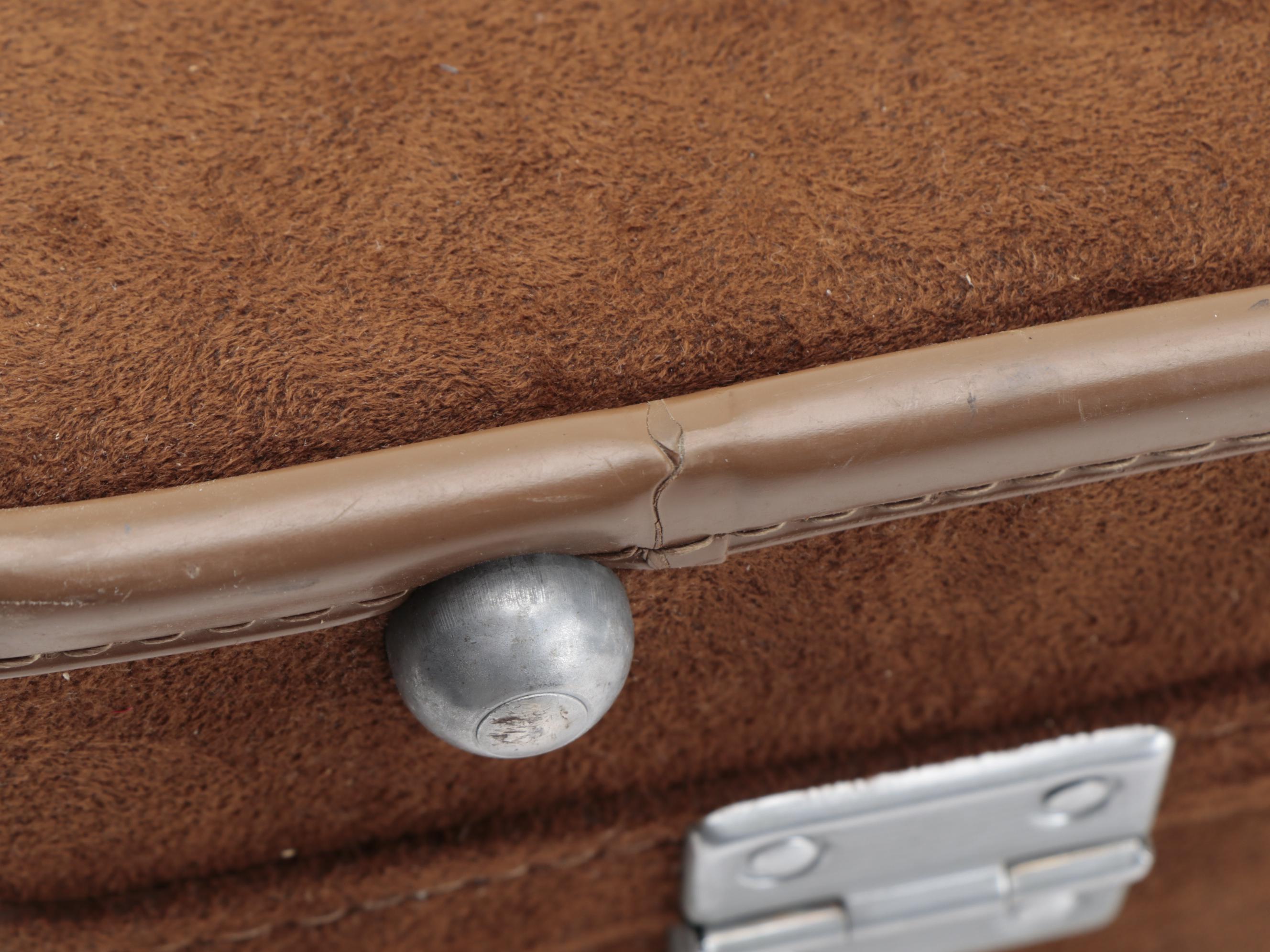 Hartmann Luggage Suede Carry-On Suitcase