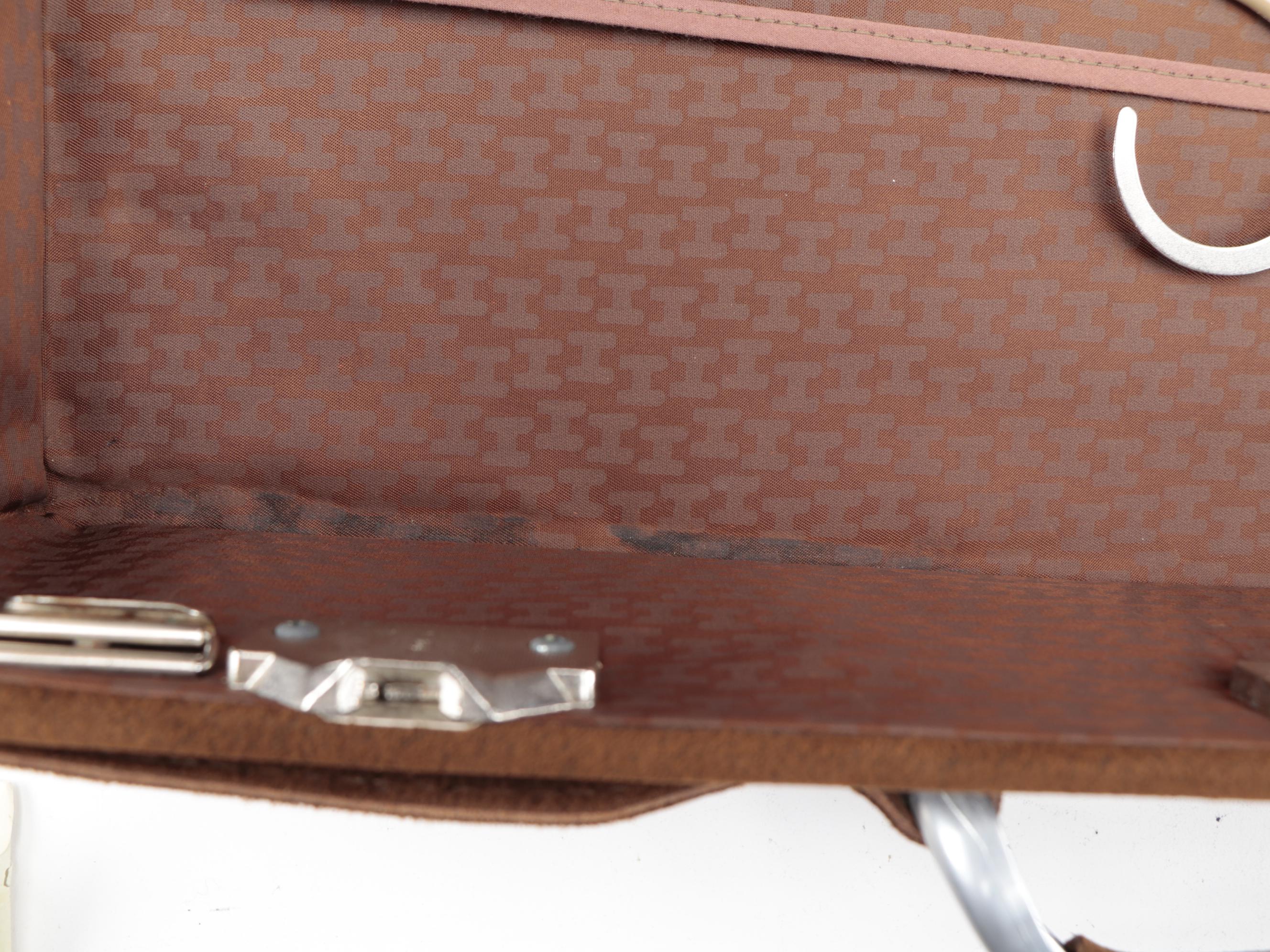 Hartmann Luggage Suede Carry-On Suitcase