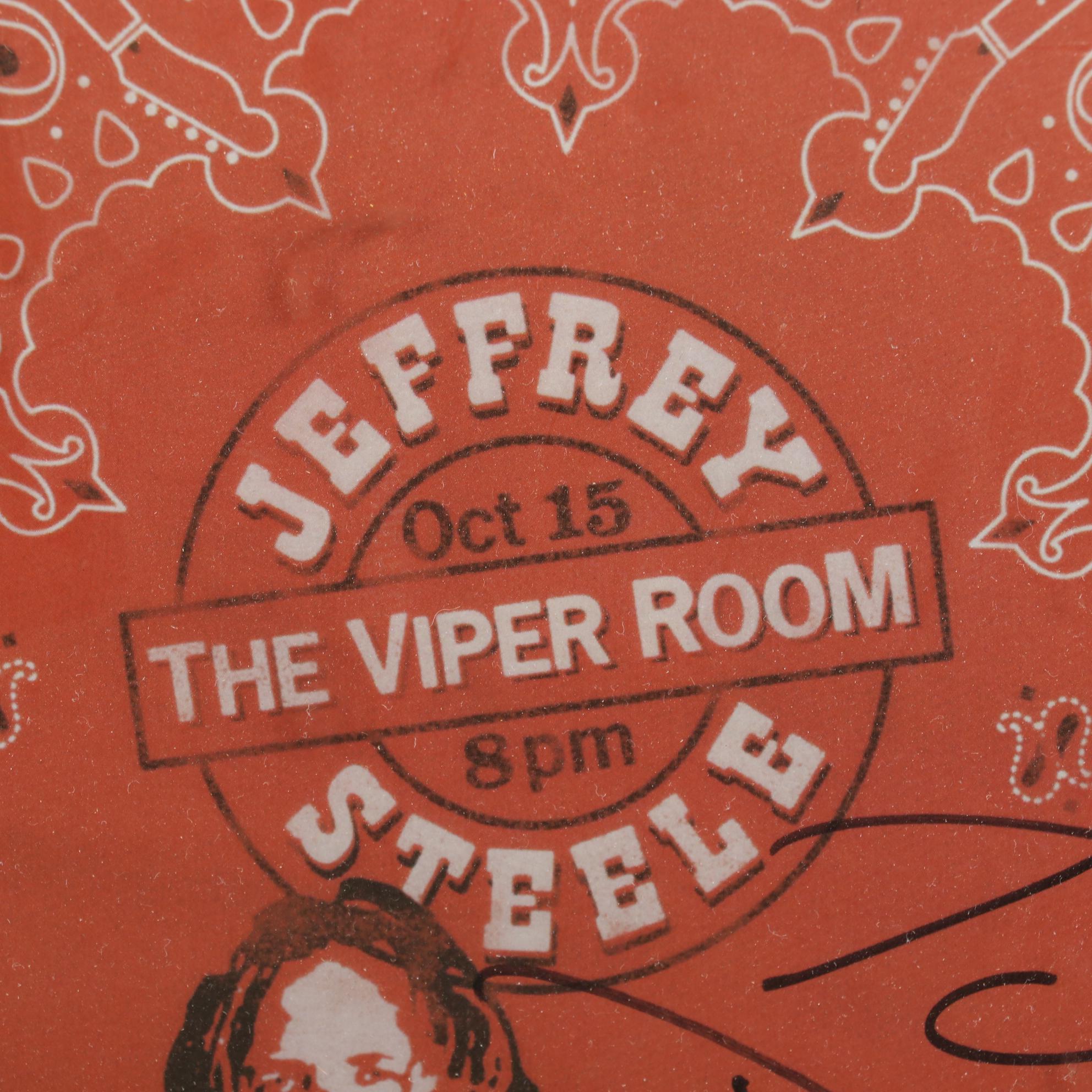 Jeffrey Steele Signed Concert Poster