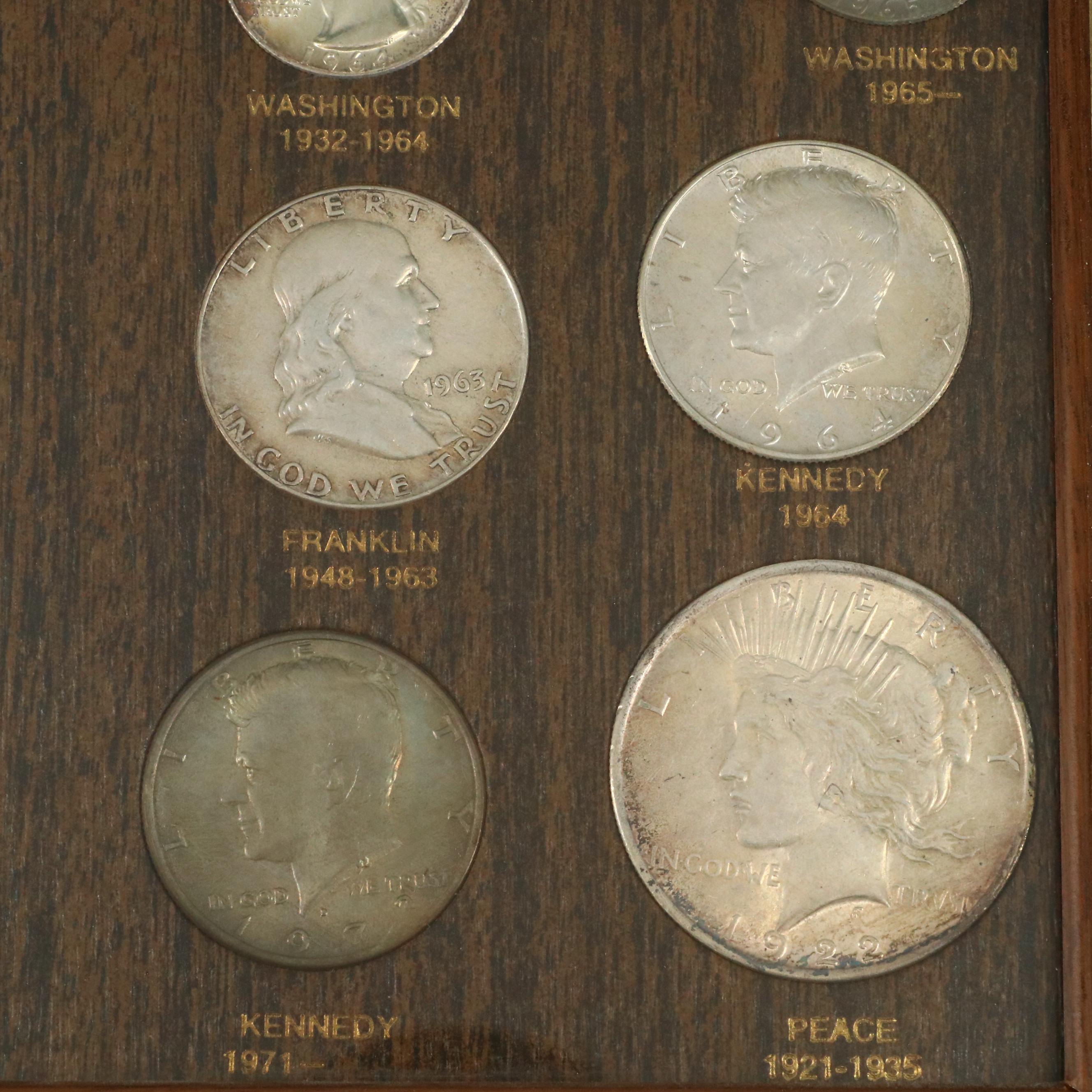 Framed United States 20th Century Type Coins