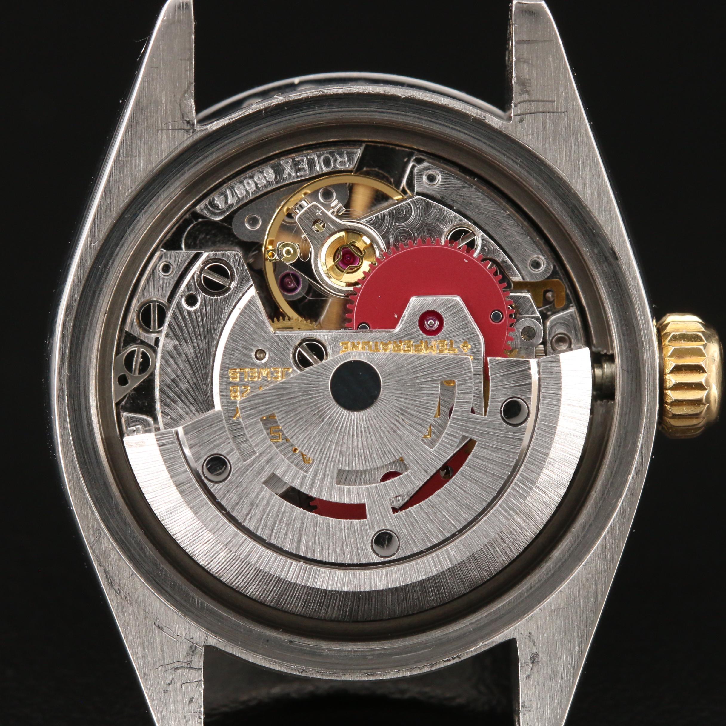 1981 Rolex Datejust 14K and Stainless Steel 1.00 CTW Diamond Watch