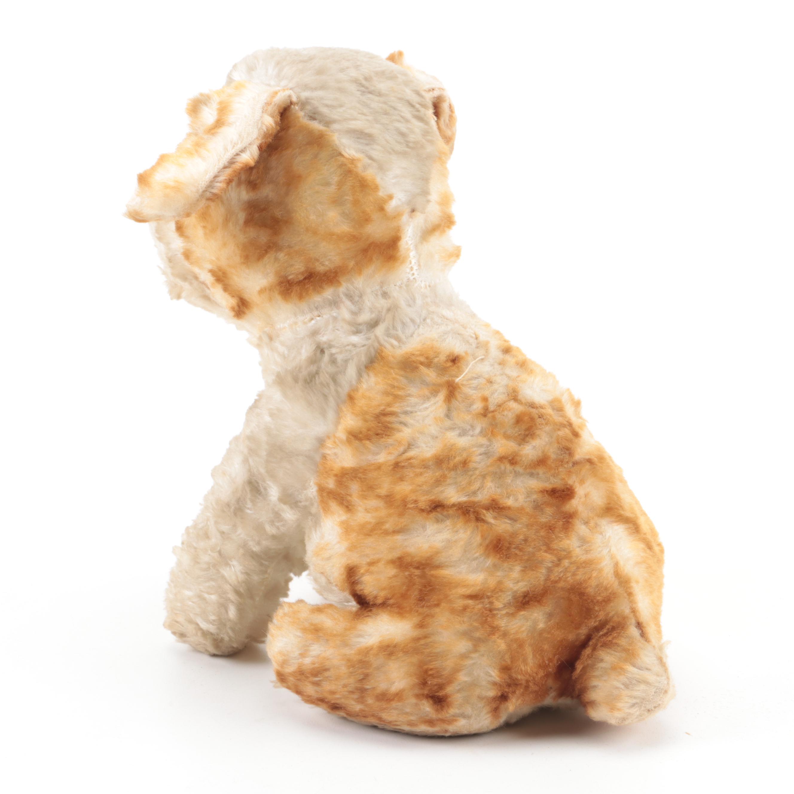 Lion and Dog Stuffed Toys, Vintage