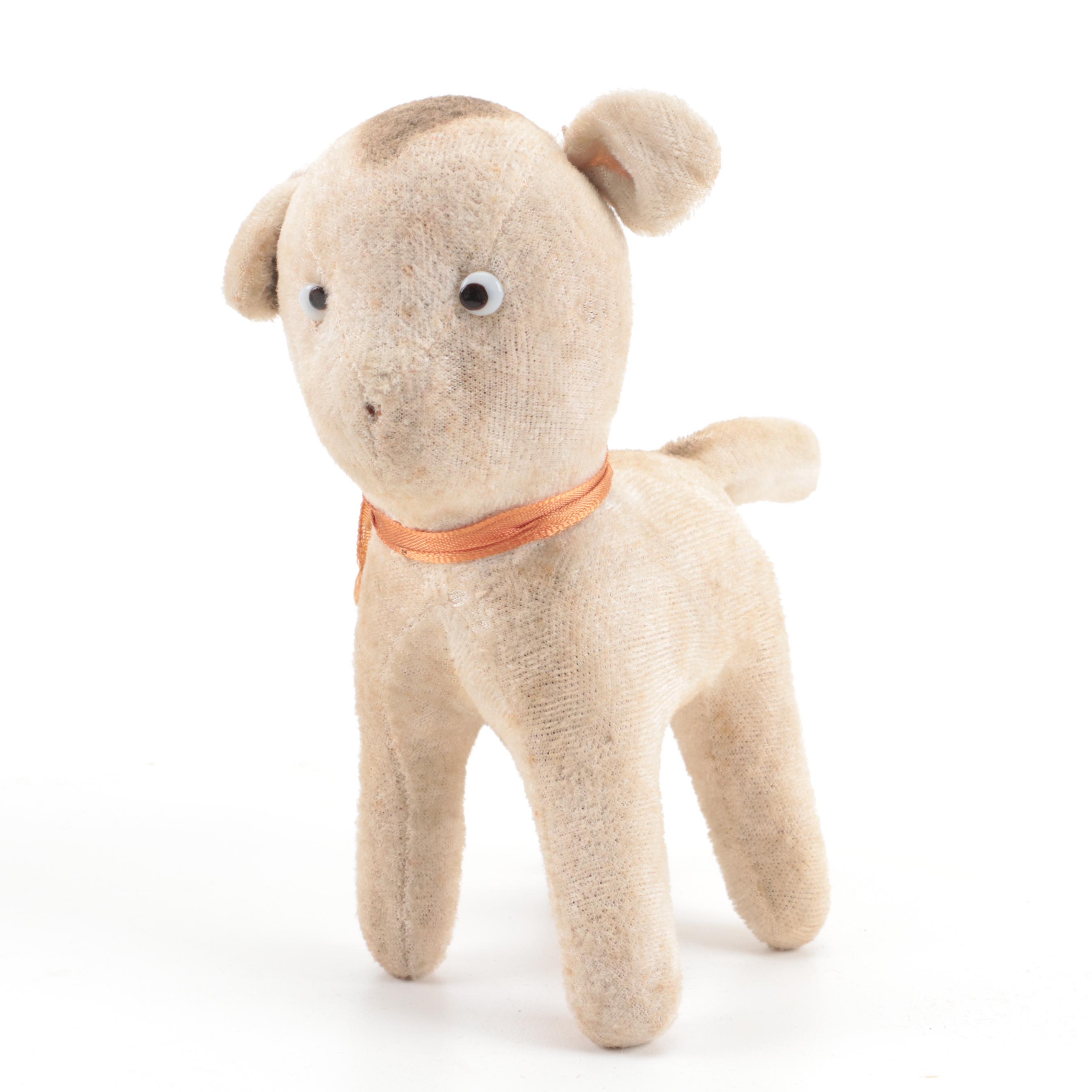 Lion and Dog Stuffed Toys, Vintage