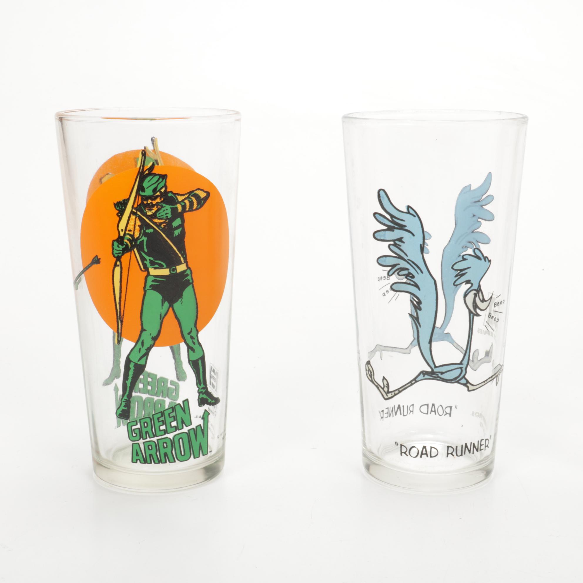 Warner Brothers "Looney Tunes" Pepsi Collector's Series Glasses, 1970s