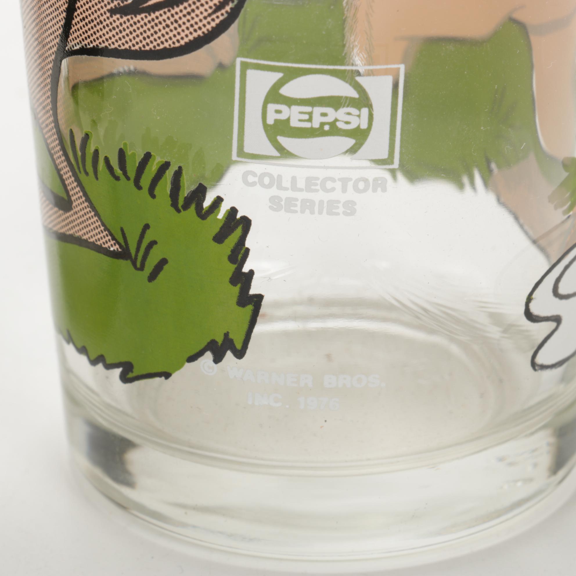 Warner Brothers "Looney Tunes" Pepsi Collector's Series Glasses, 1970s
