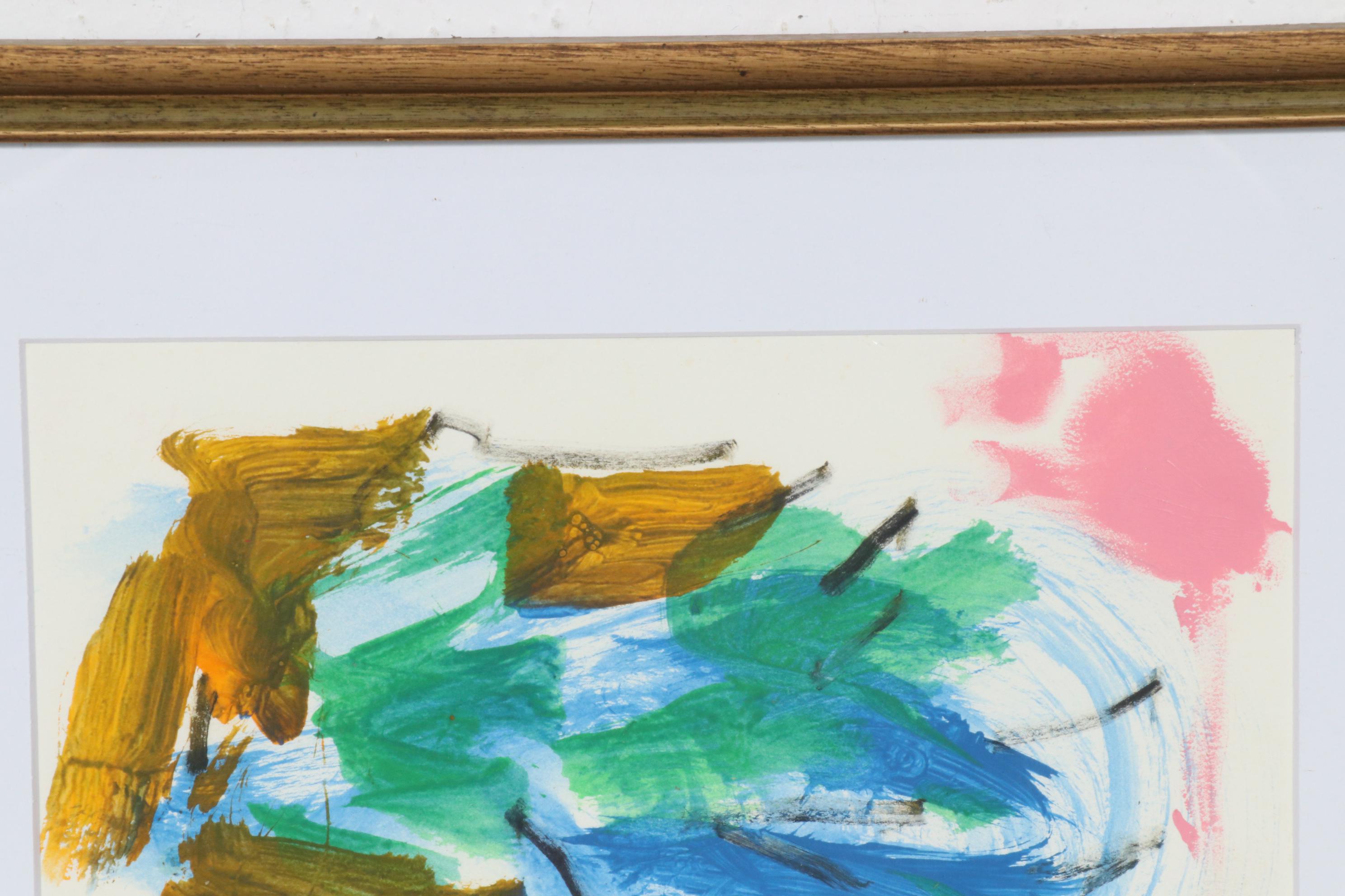 Paul Chidlaw Abstract Acrylic Painting