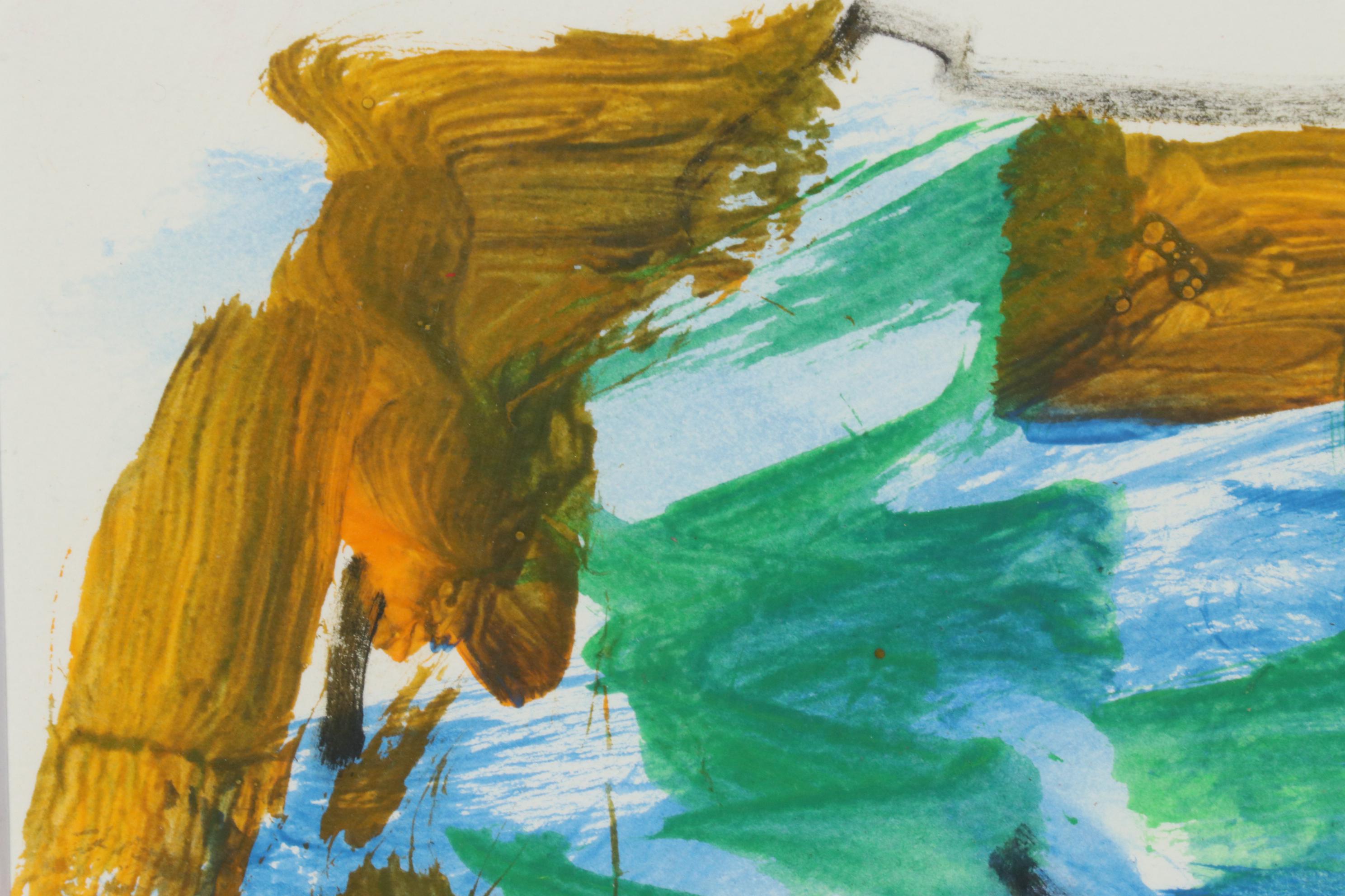 Paul Chidlaw Abstract Acrylic Painting