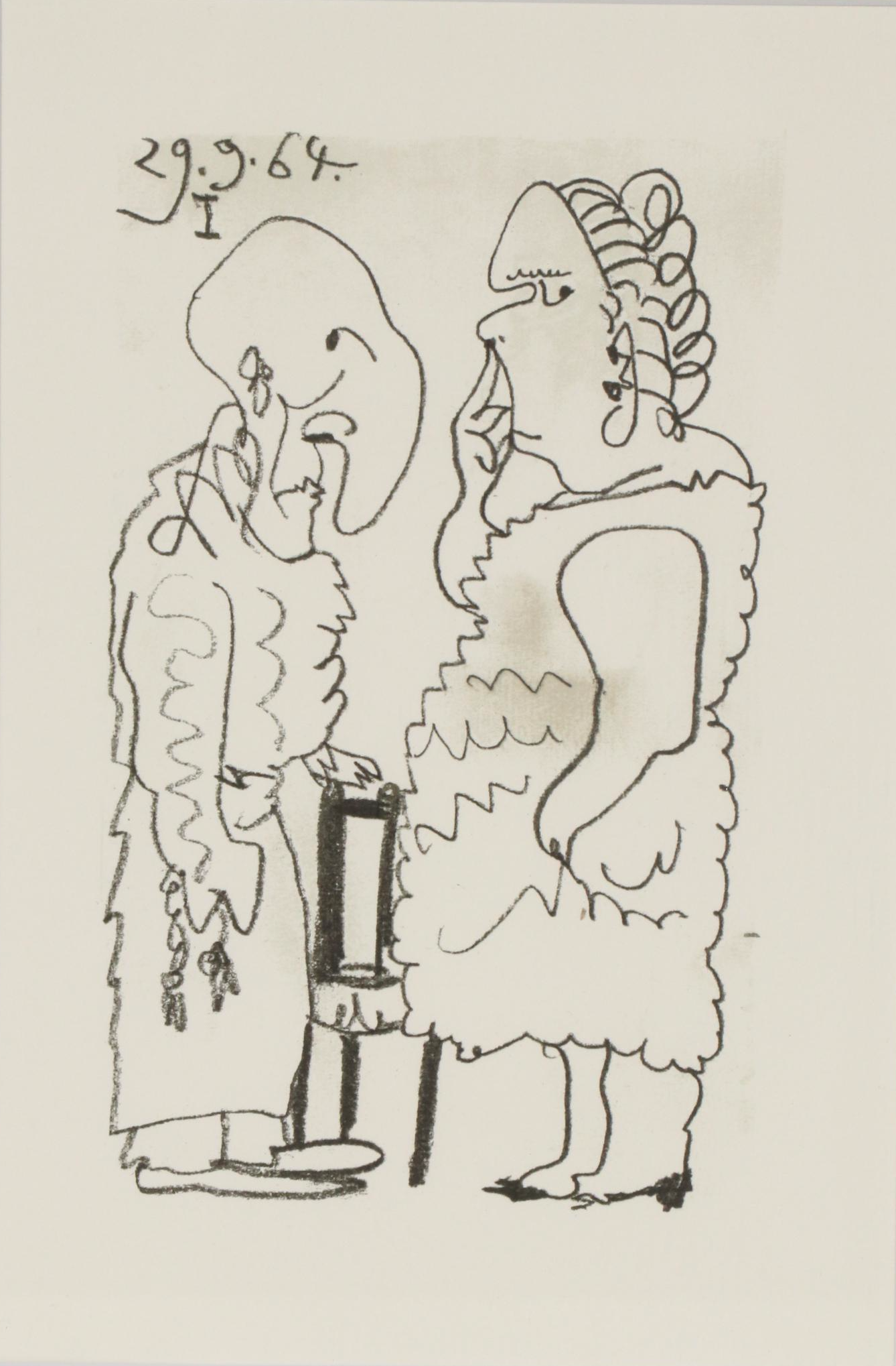 Pablo Picasso Pochoir from "Le Goût du Bonheur," 1970