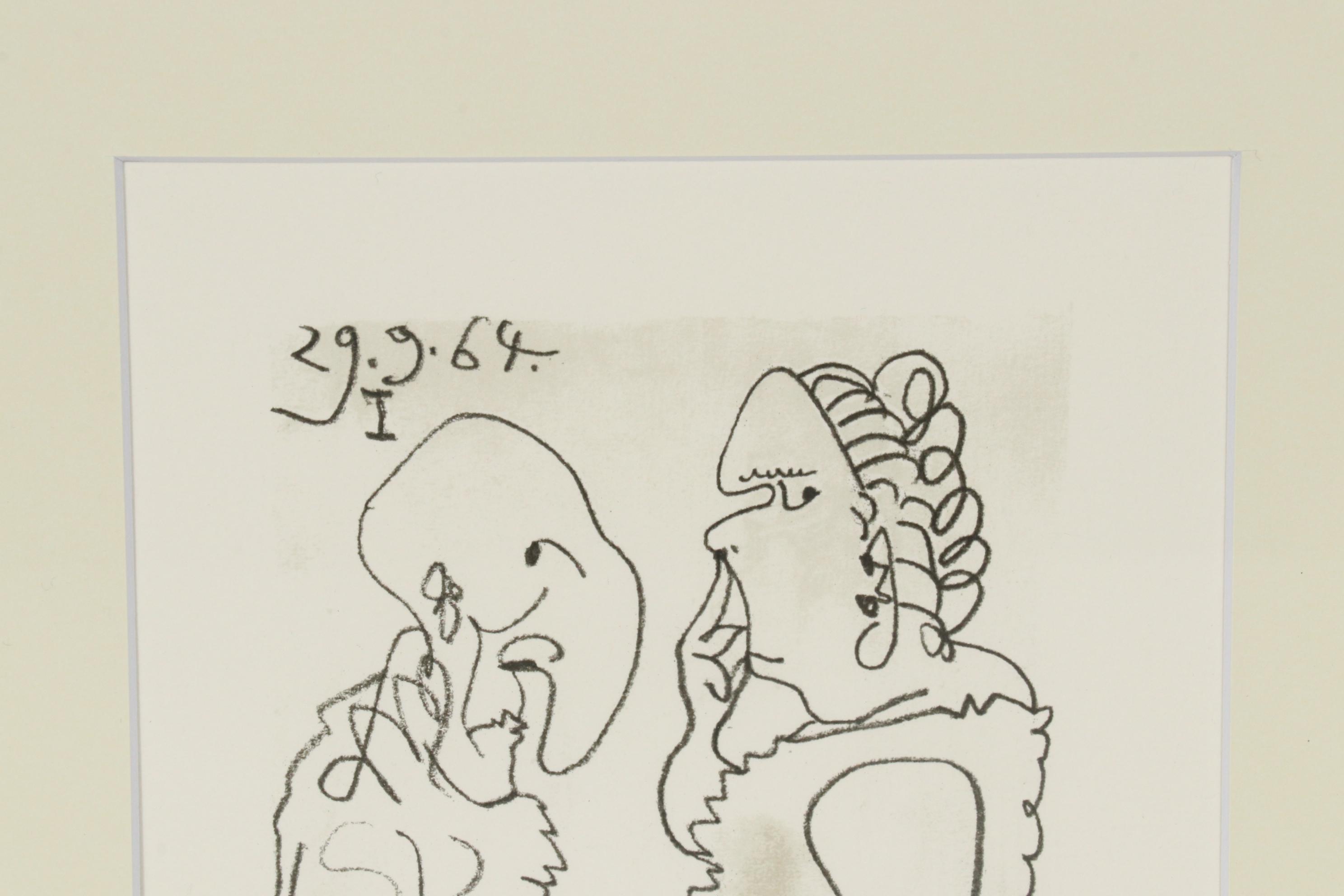 Pablo Picasso Pochoir from "Le Goût du Bonheur," 1970