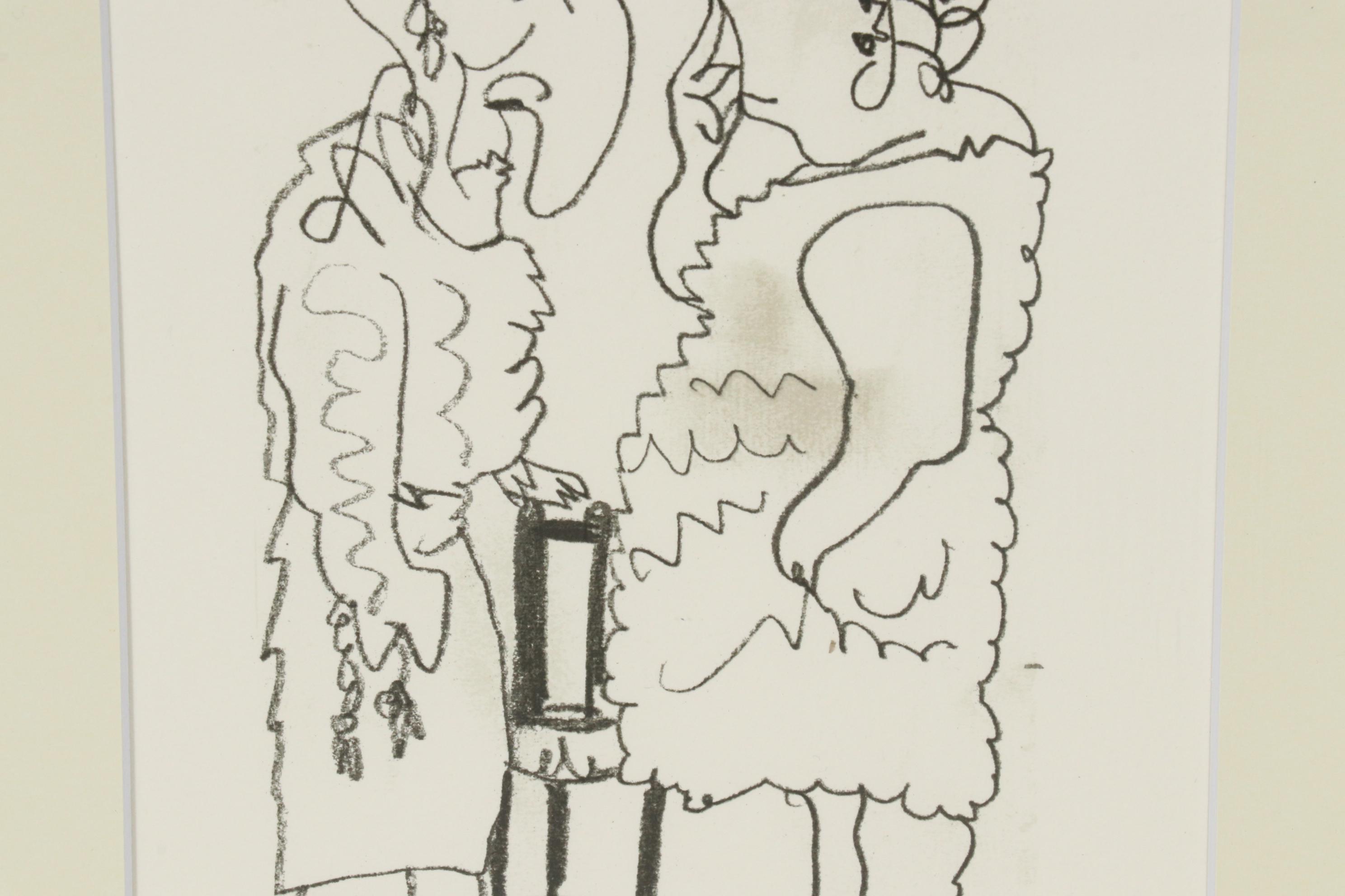 Pablo Picasso Pochoir from "Le Goût du Bonheur," 1970