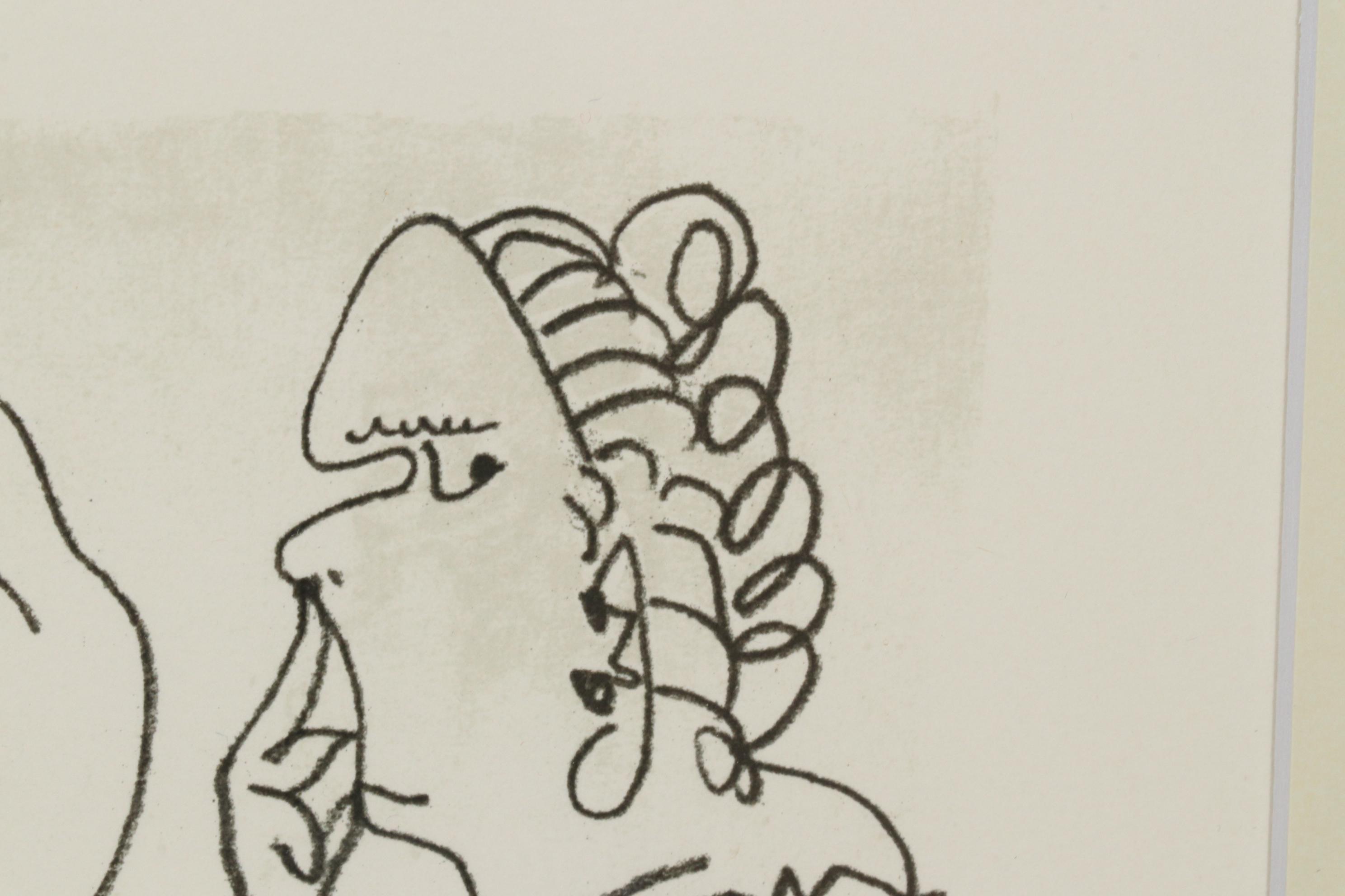 Pablo Picasso Pochoir from "Le Goût du Bonheur," 1970