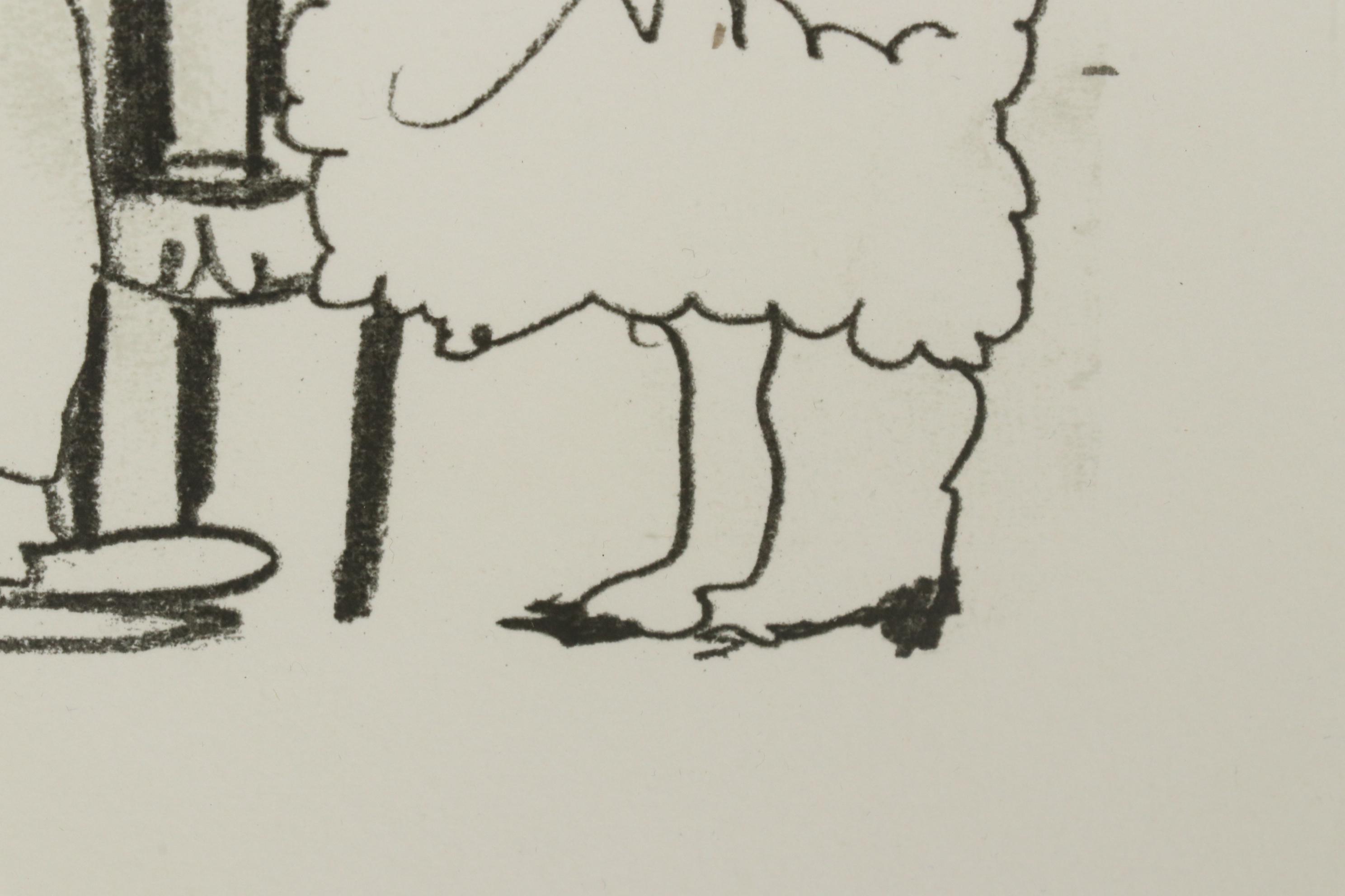 Pablo Picasso Pochoir from "Le Goût du Bonheur," 1970