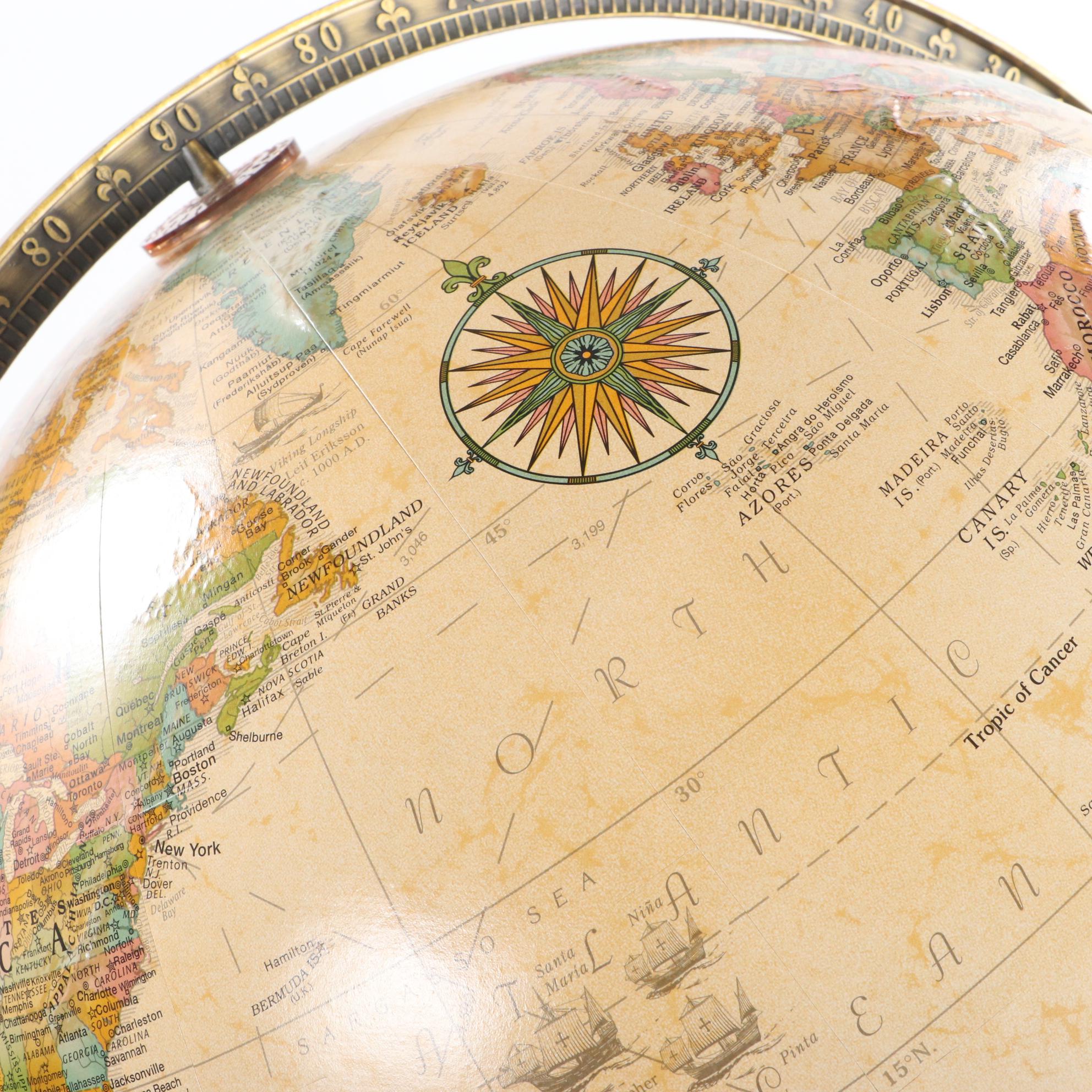 Replogle "World Classic Series" 16-Inch Globe-on-Stand