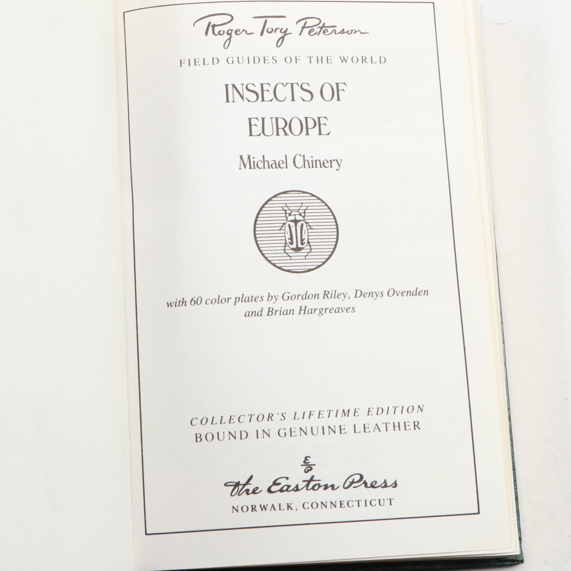 Easton Press Edition "Field Guides" by Roger Tory Peterson, Late 20th Century