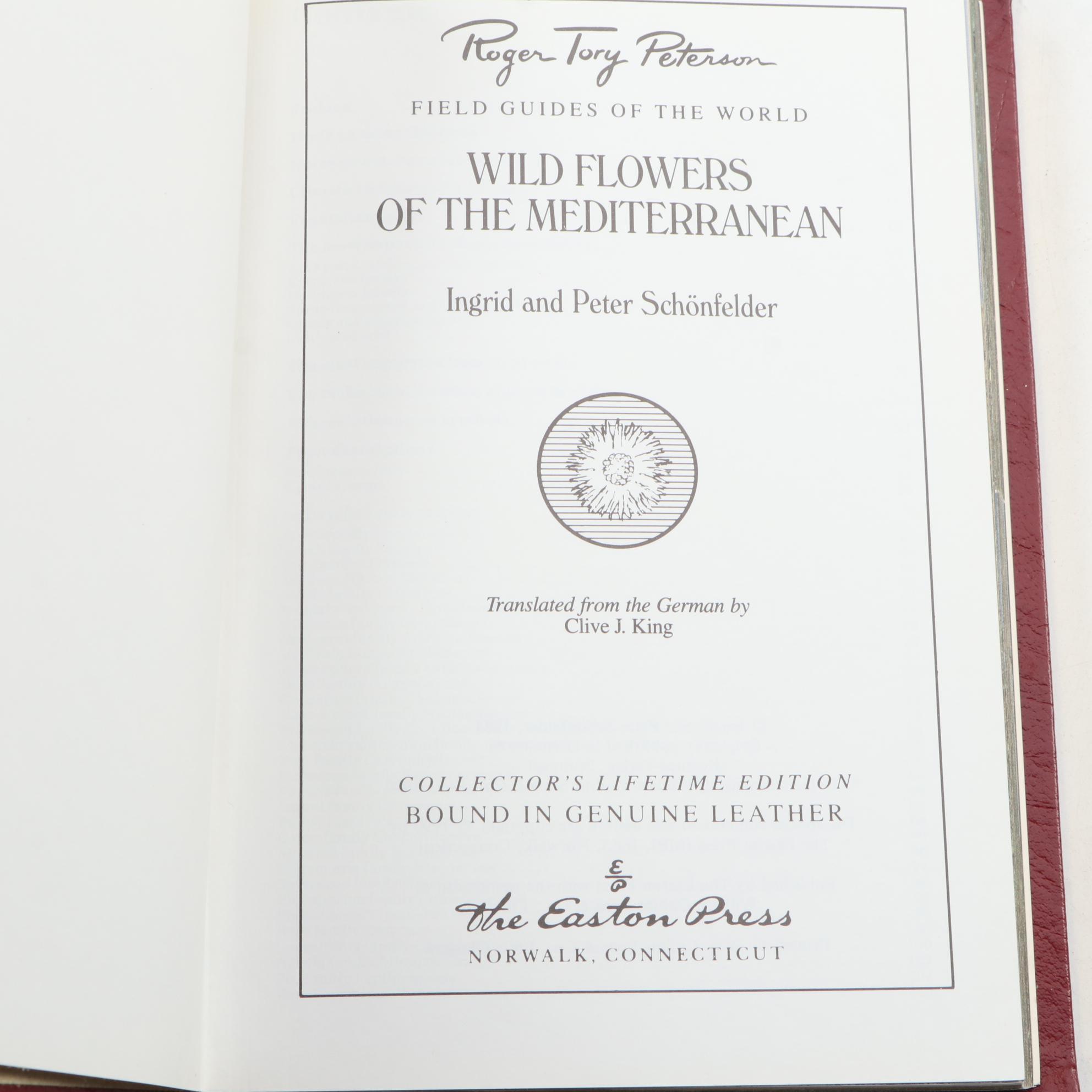 Easton Press Edition "Field Guides" by Roger Tory Peterson, Late 20th Century