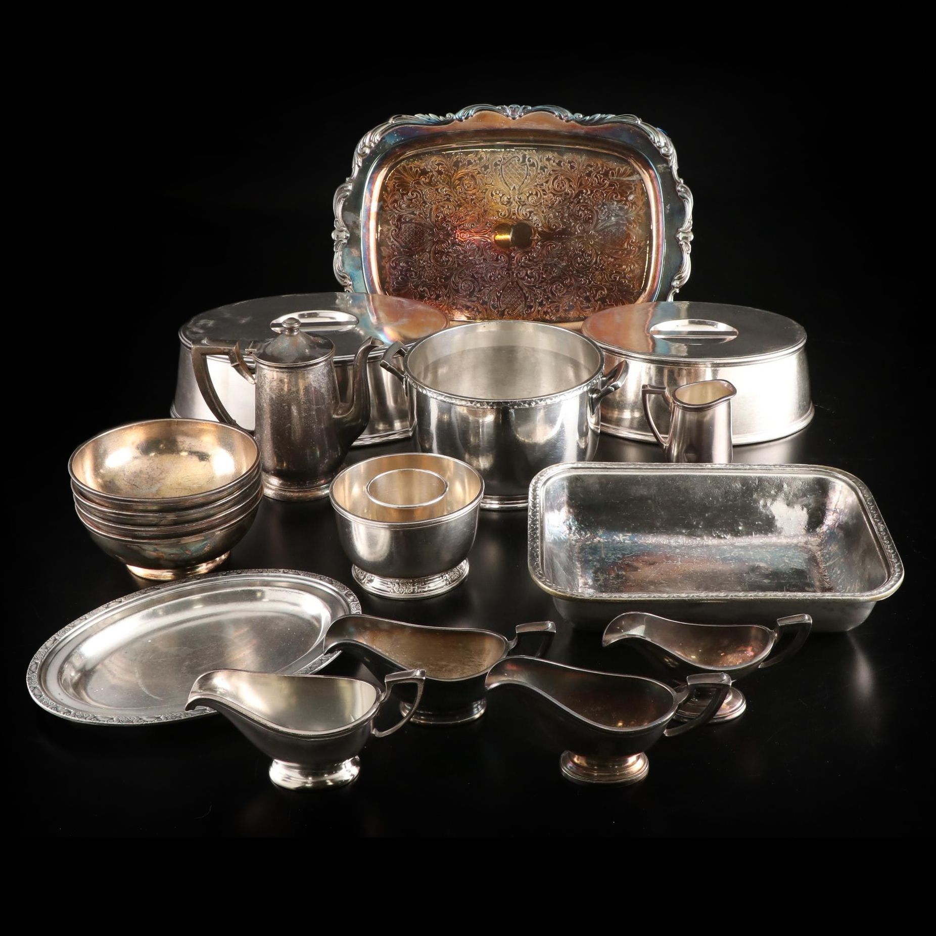 International Silver Co. The Waldorf Astoria with Other Hotel Silver Tableware