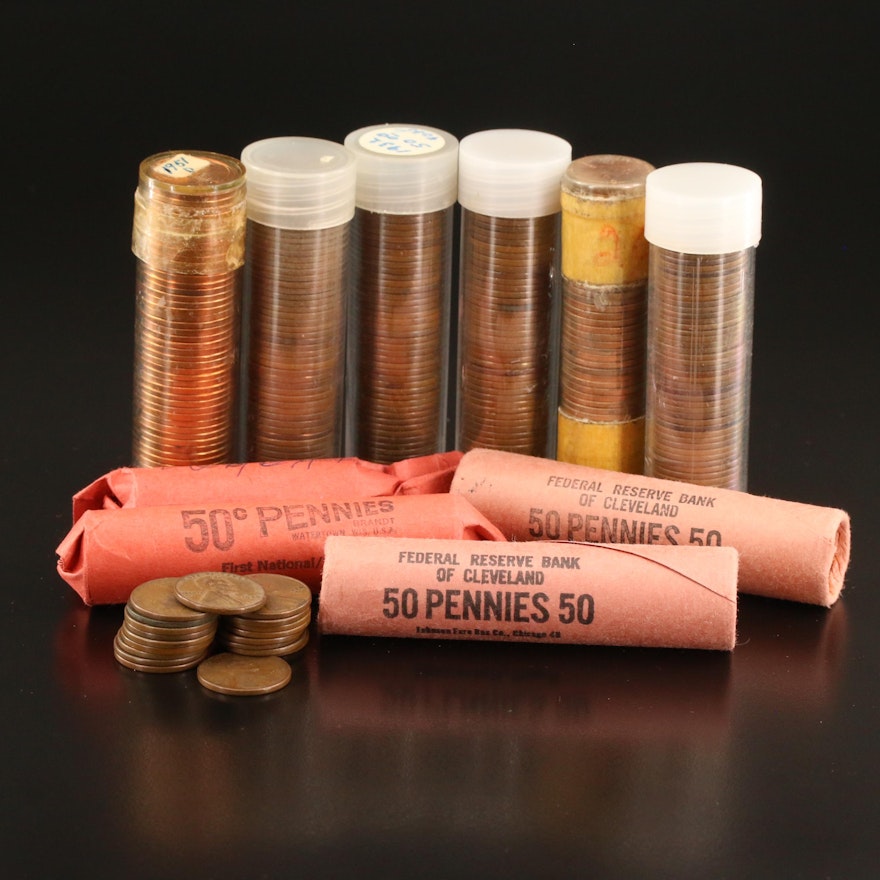 Ten Rolls of Lincoln Wheat Cents