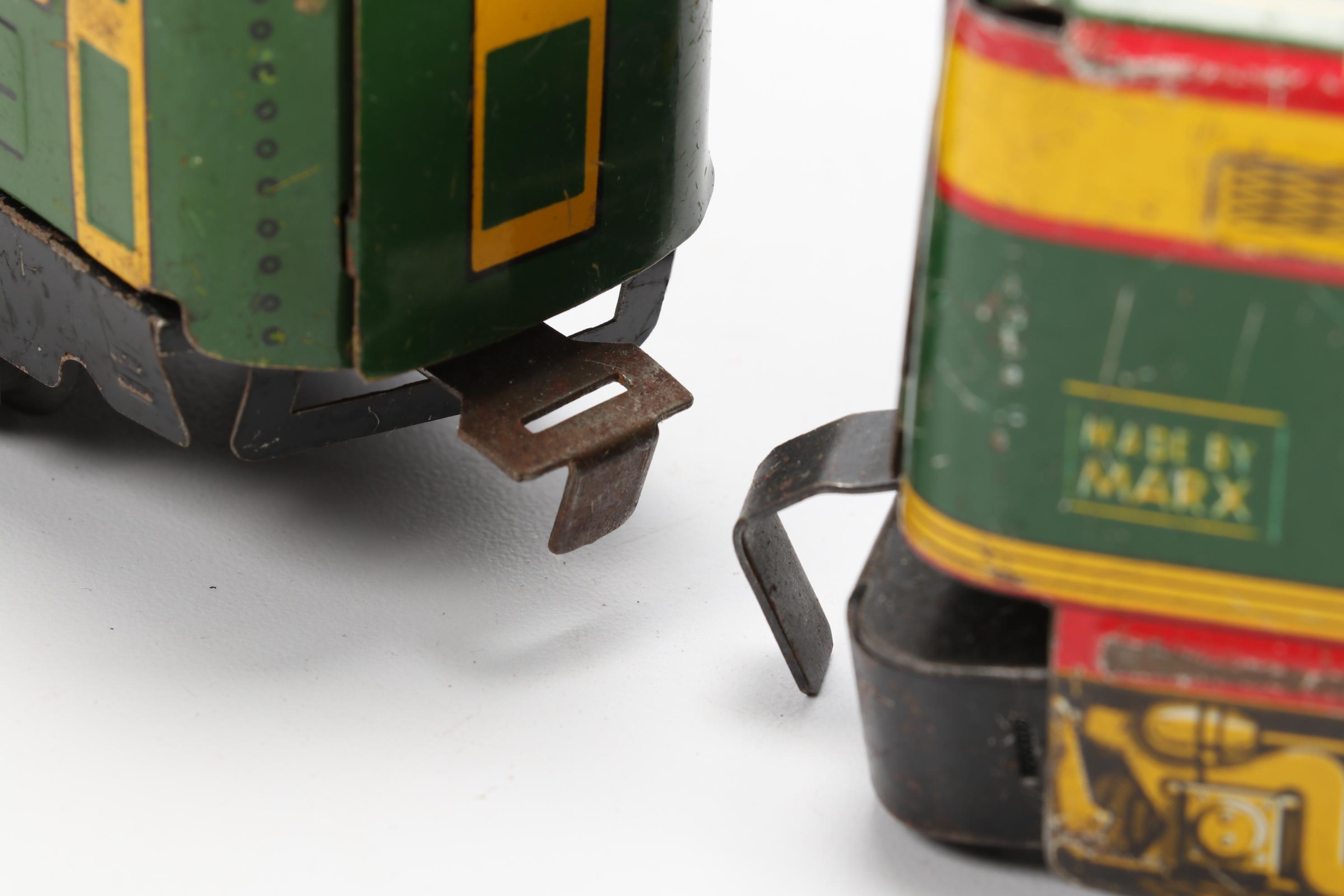 Marx Tin Litho "Seaboard" and "Over Land Express" Trains and Accessories