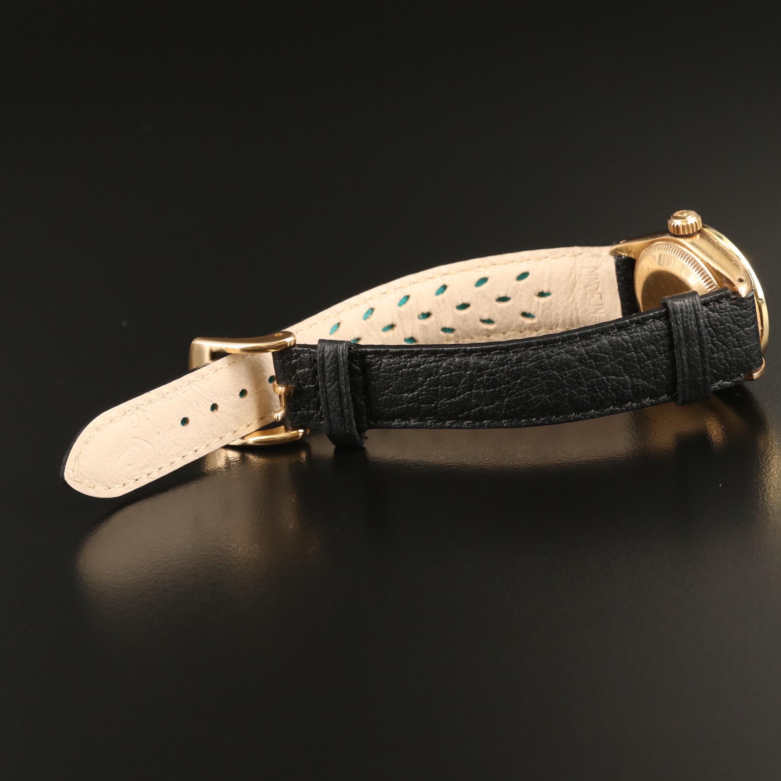 1979 Rolex Datejust 18K Gold and Diamond Automatic Watch