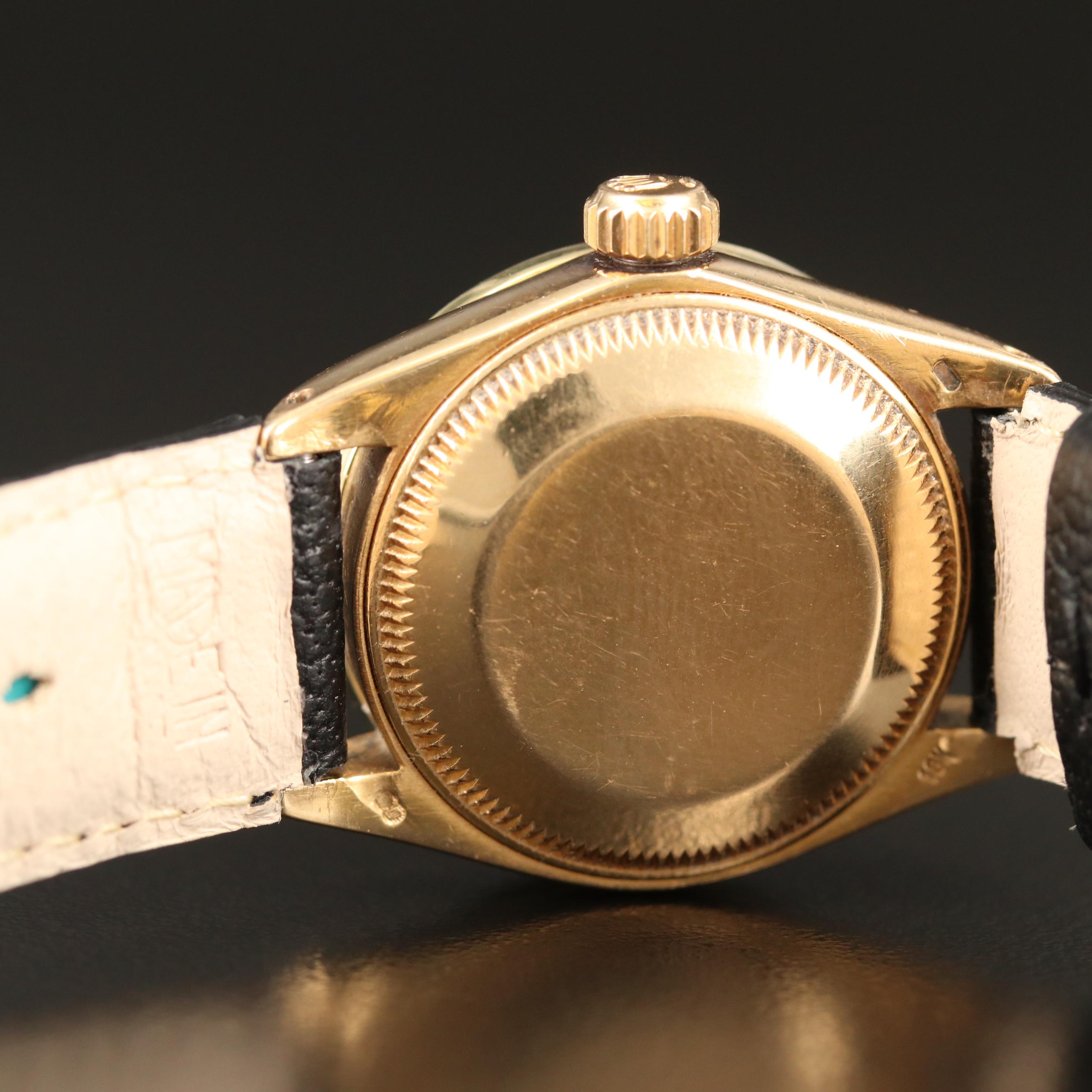 1979 Rolex Datejust 18K Gold and Diamond Automatic Watch