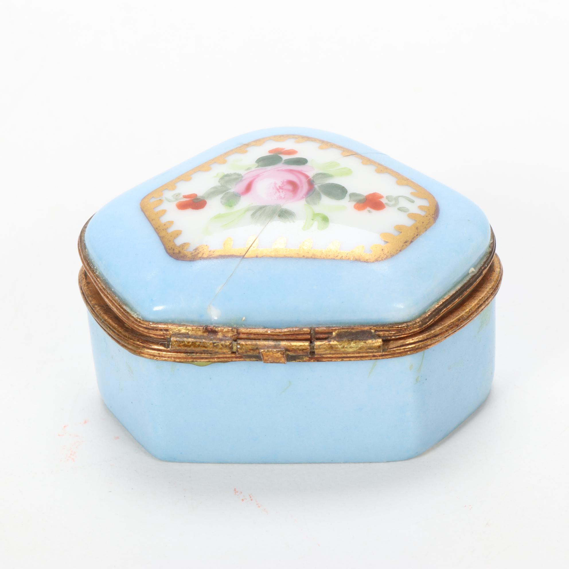 Carlin Comforts and Other French Hand-Painted Porcelain Boxes