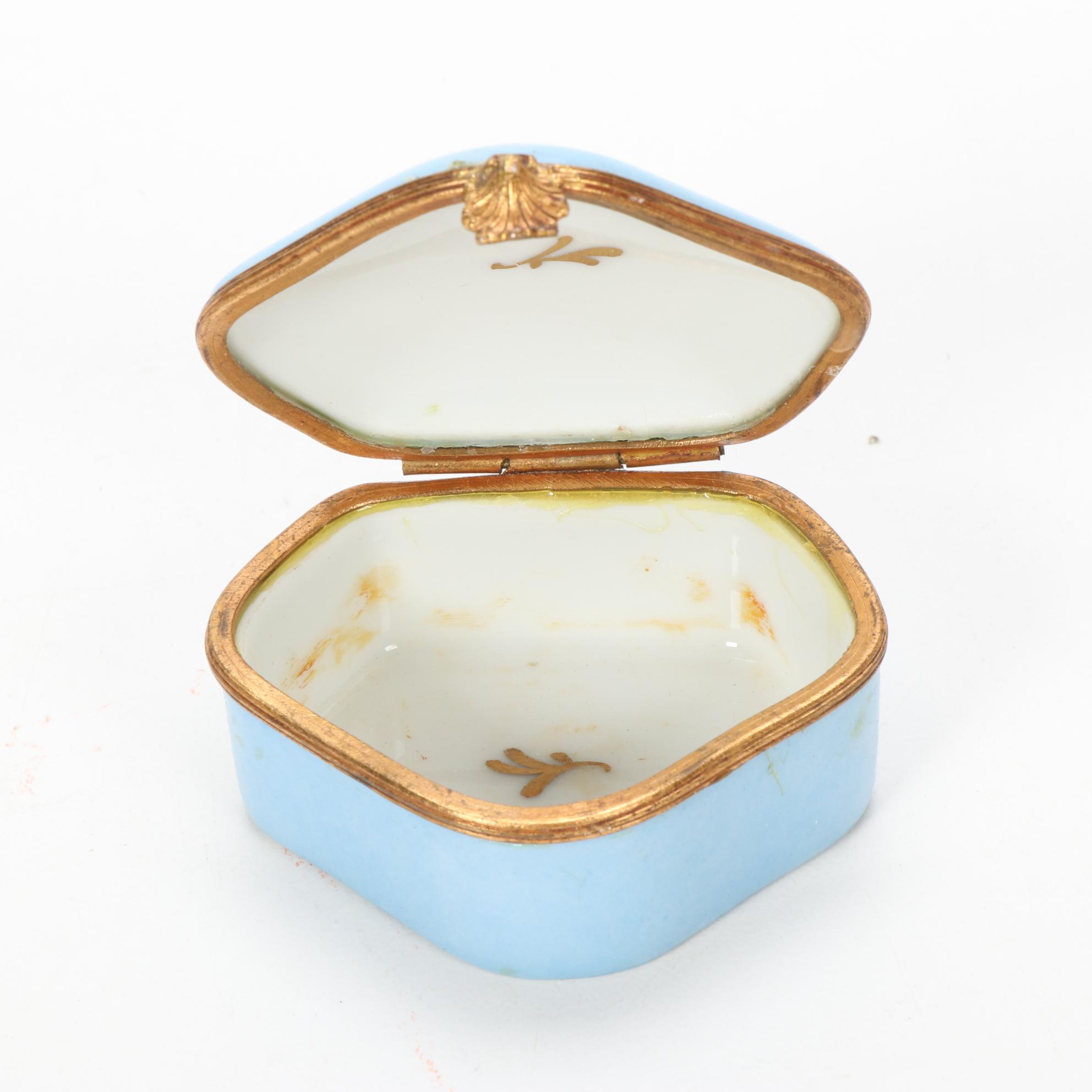 Carlin Comforts and Other French Hand-Painted Porcelain Boxes