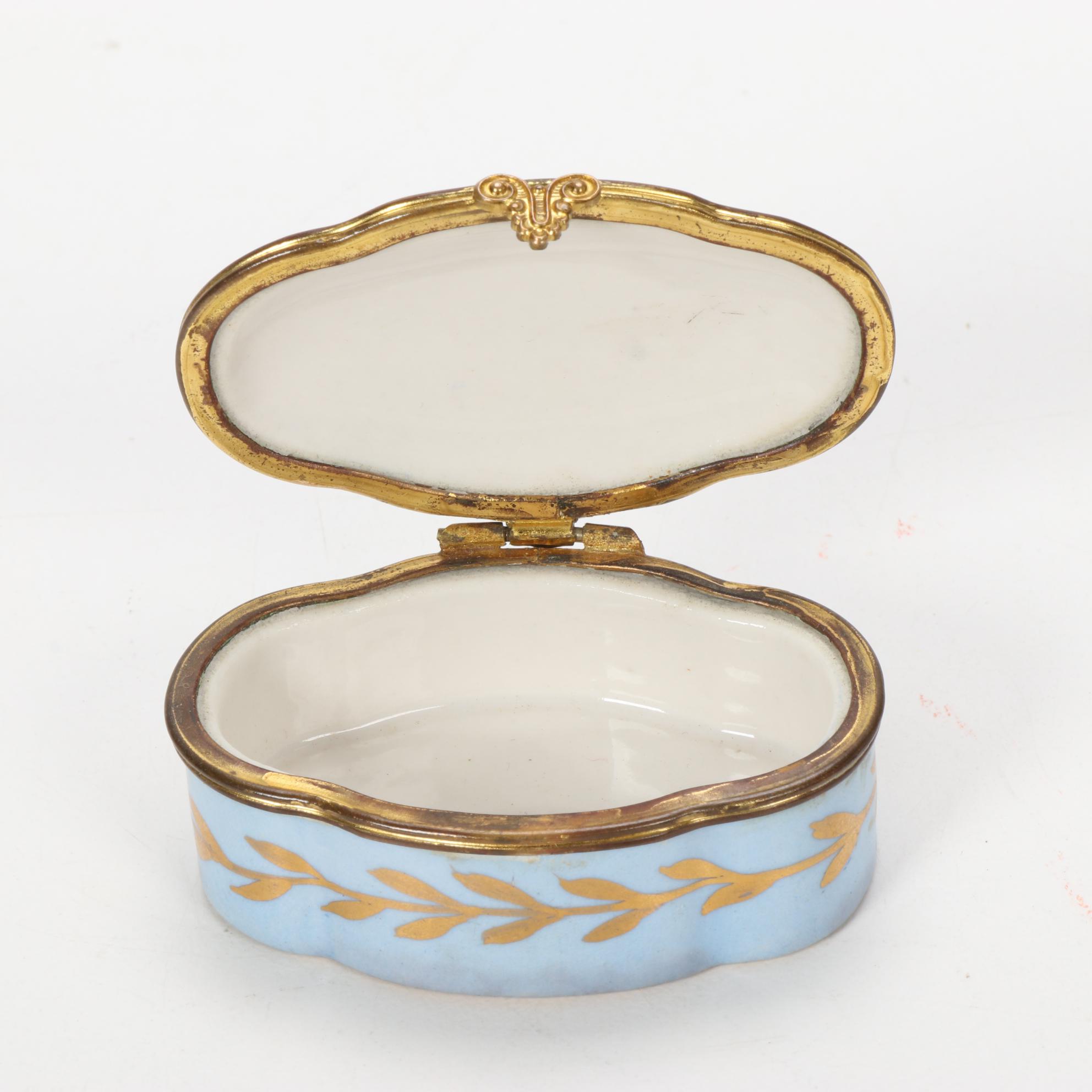 Carlin Comforts and Other French Hand-Painted Porcelain Boxes