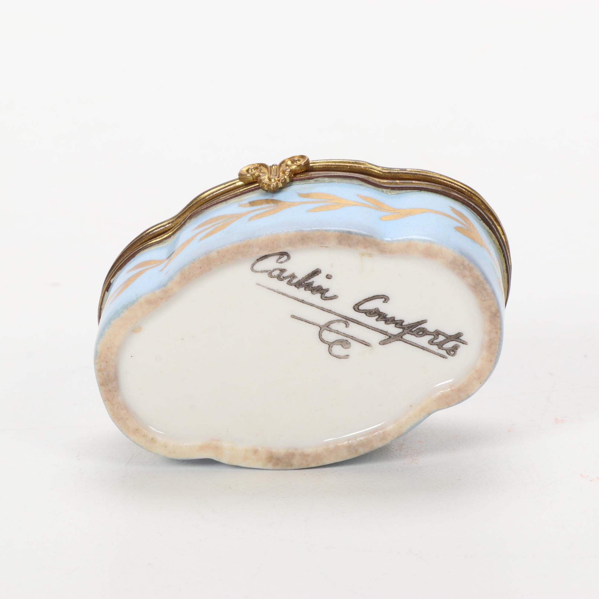 Carlin Comforts and Other French Hand-Painted Porcelain Boxes