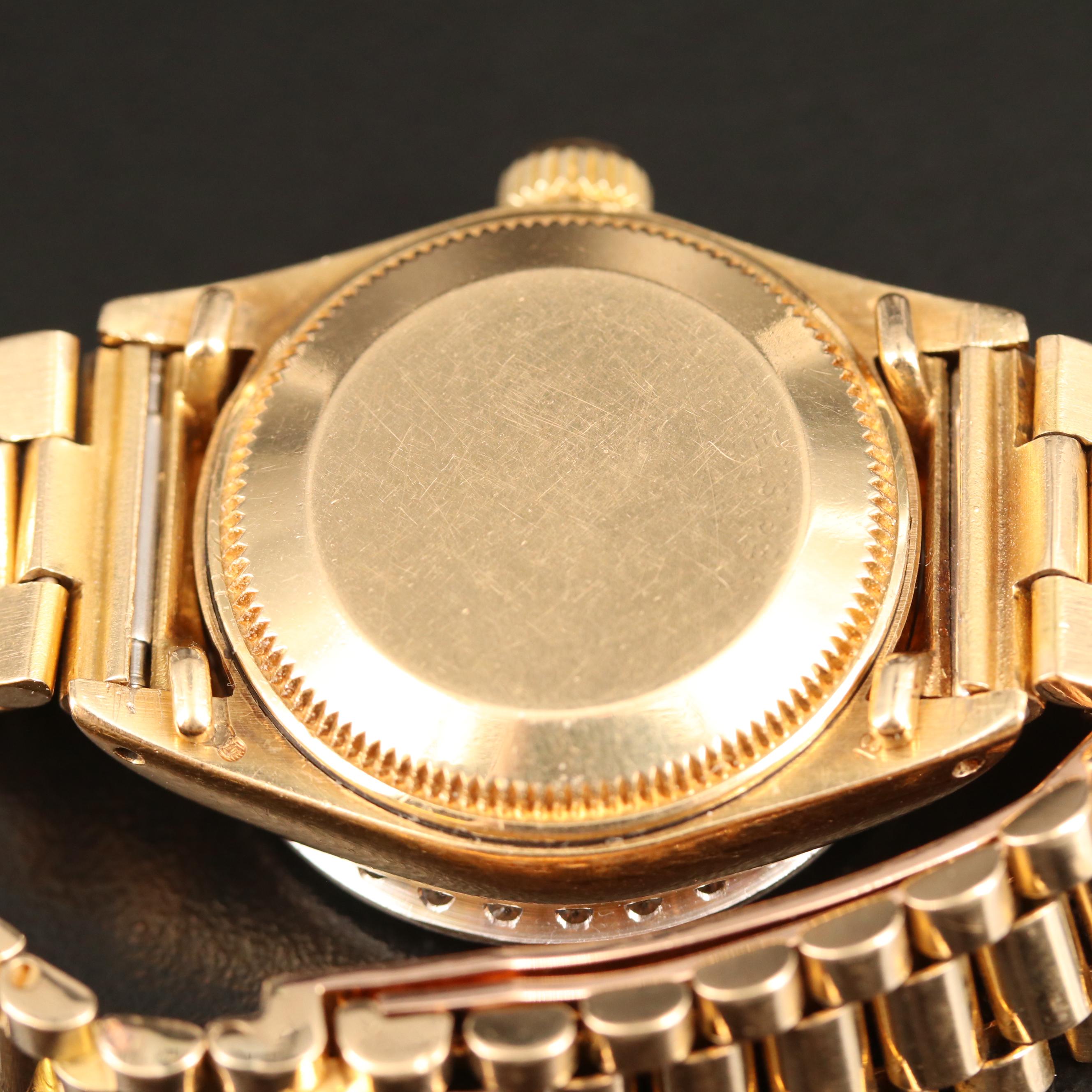 1978 Rolex Datejust 18K Gold and Diamond Automatic Watch