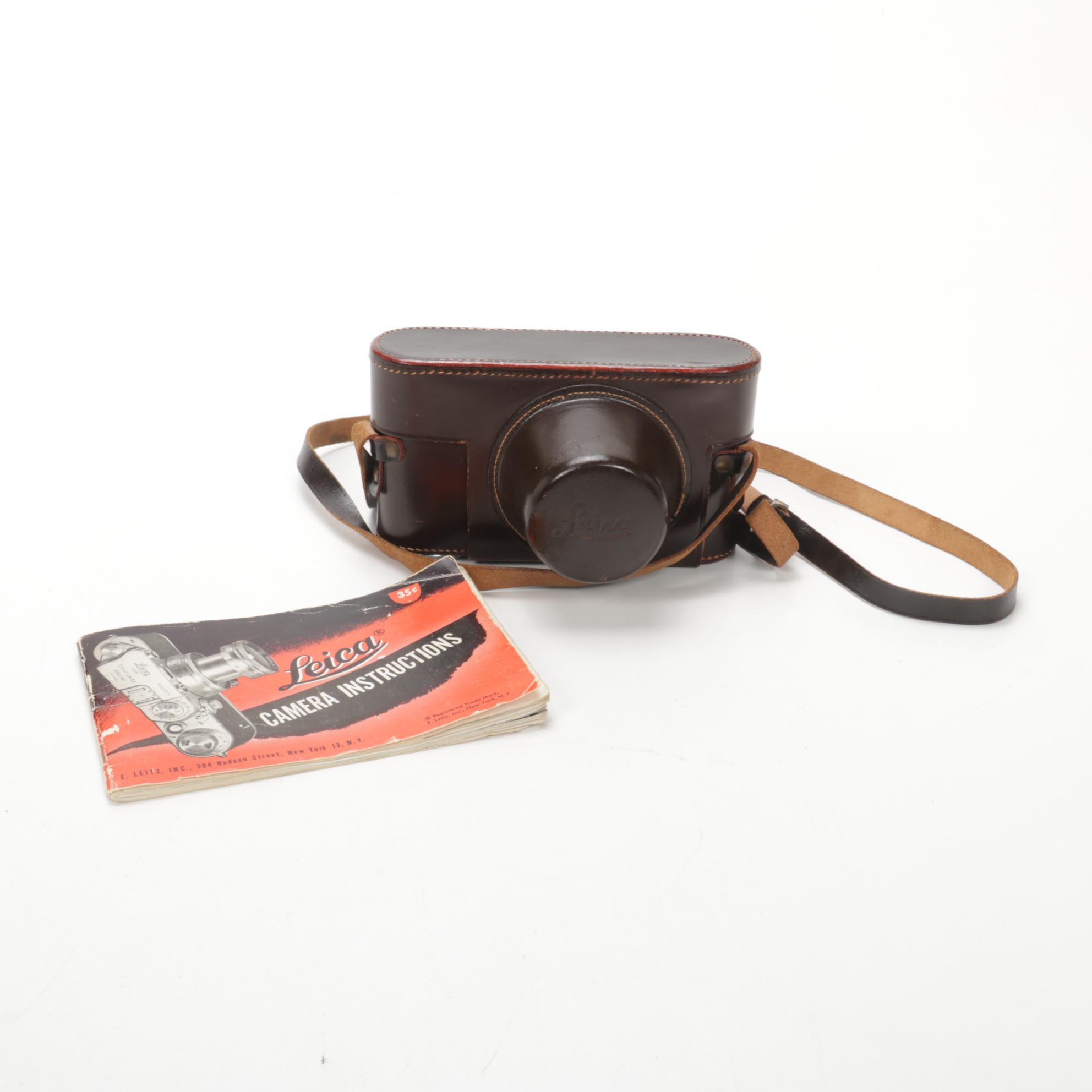 Leica IIIf Rangefinder Film Camera, 1950s