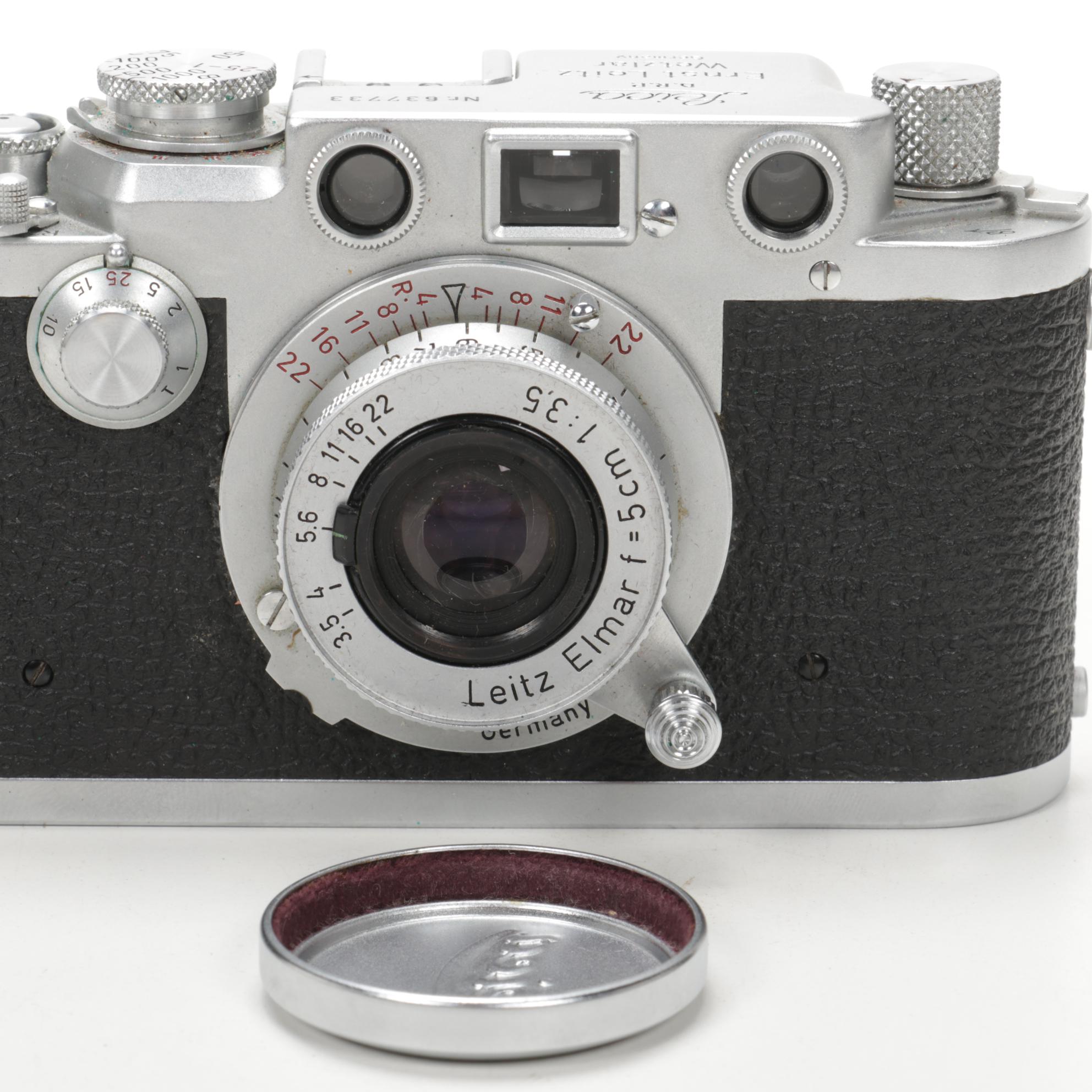 Leica IIIf Rangefinder Film Camera, 1950s
