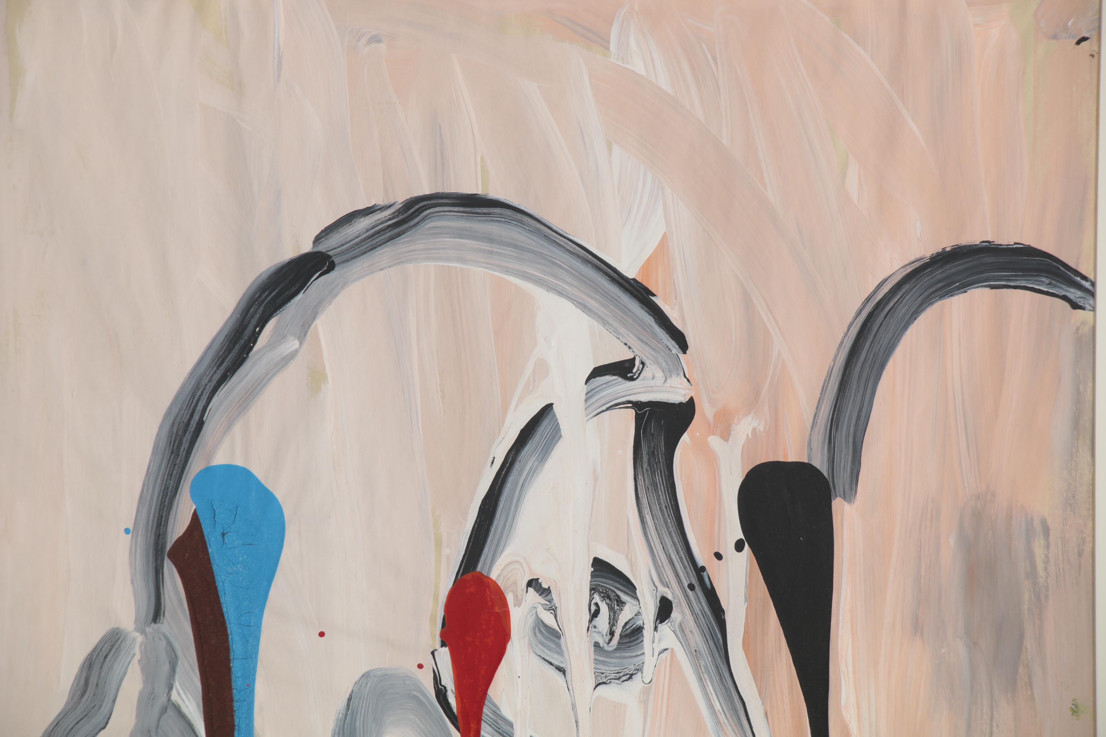 Robert Wright Abstract Acrylic Painting