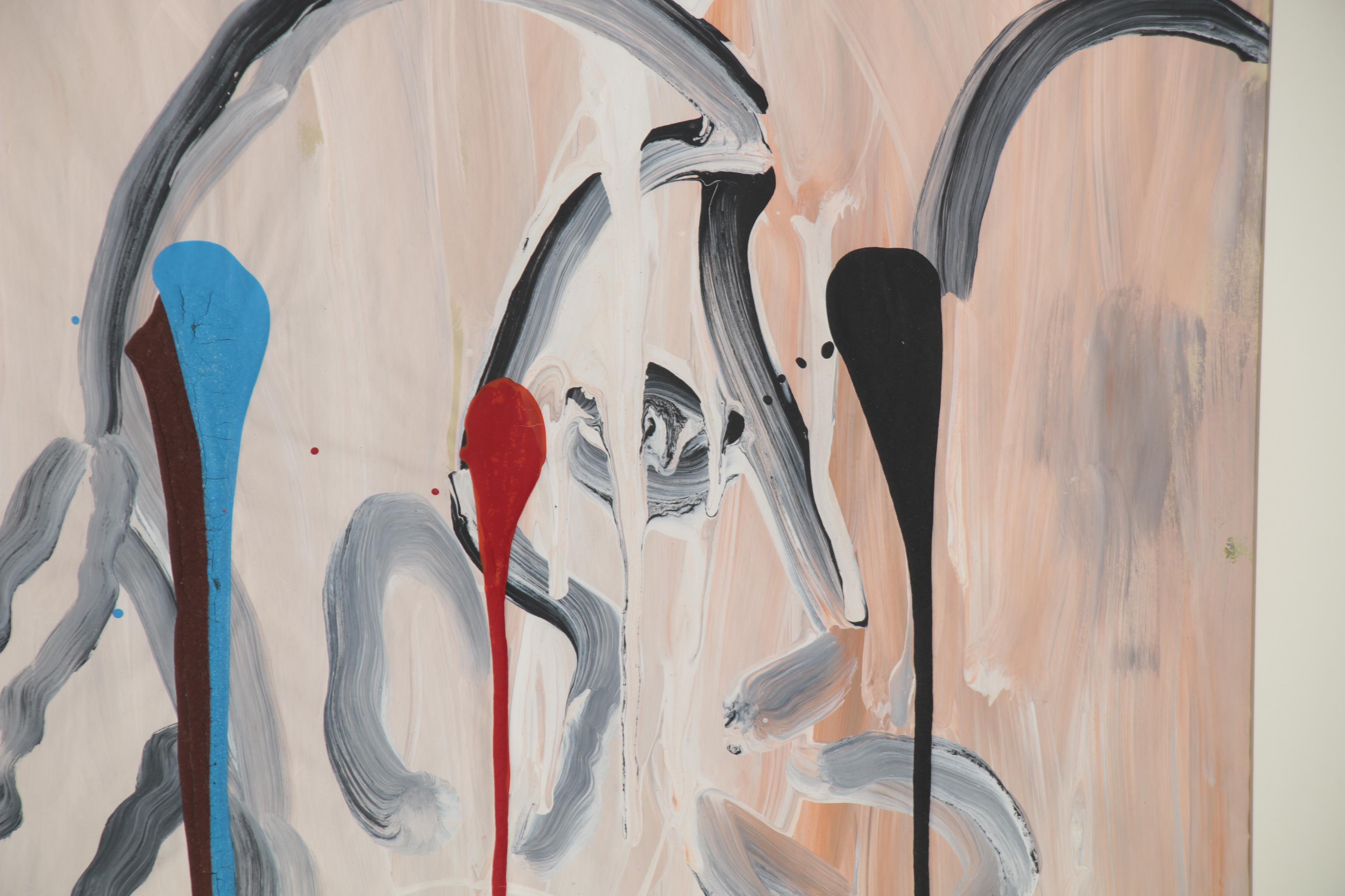 Robert Wright Abstract Acrylic Painting