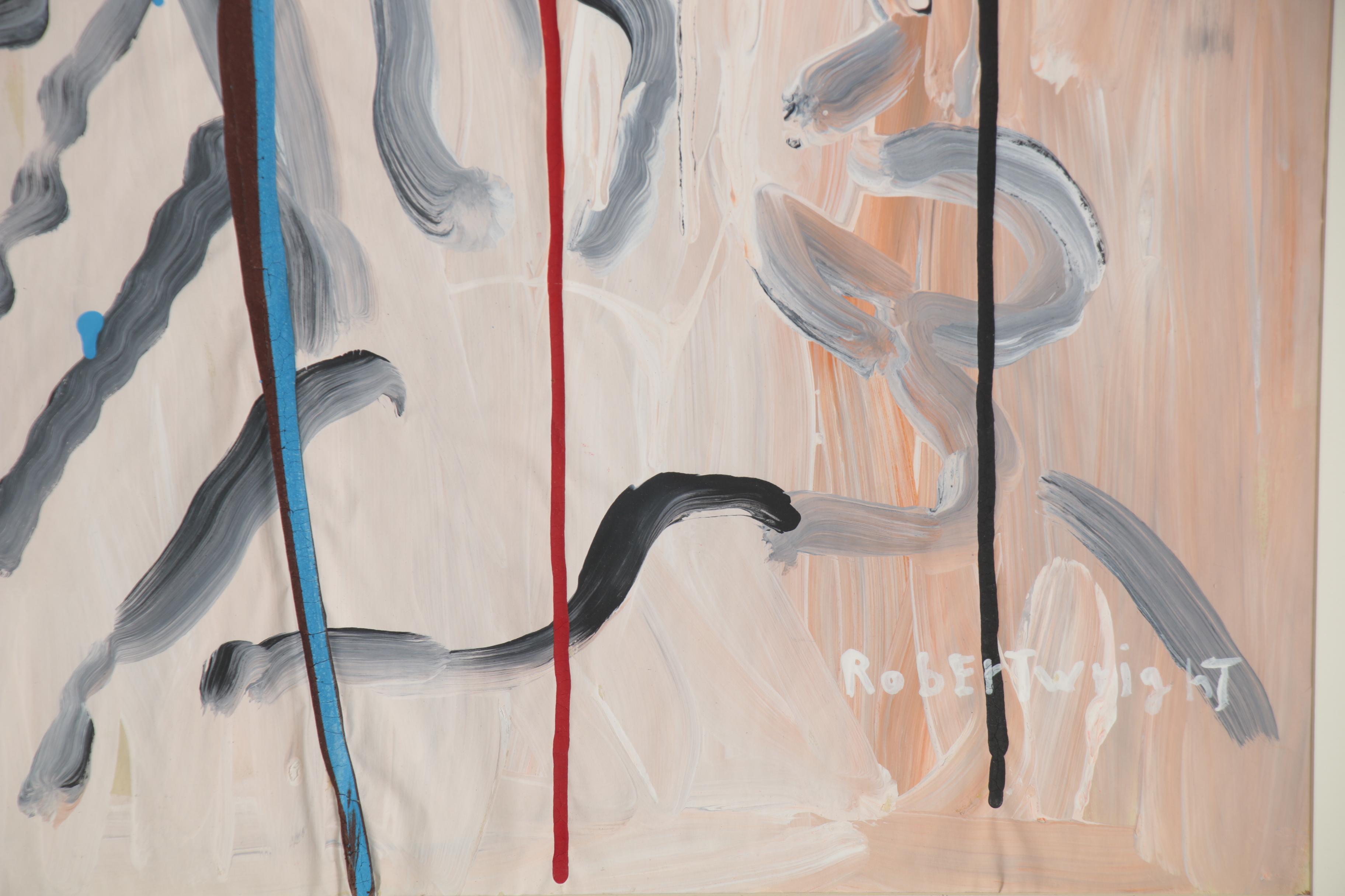 Robert Wright Abstract Acrylic Painting