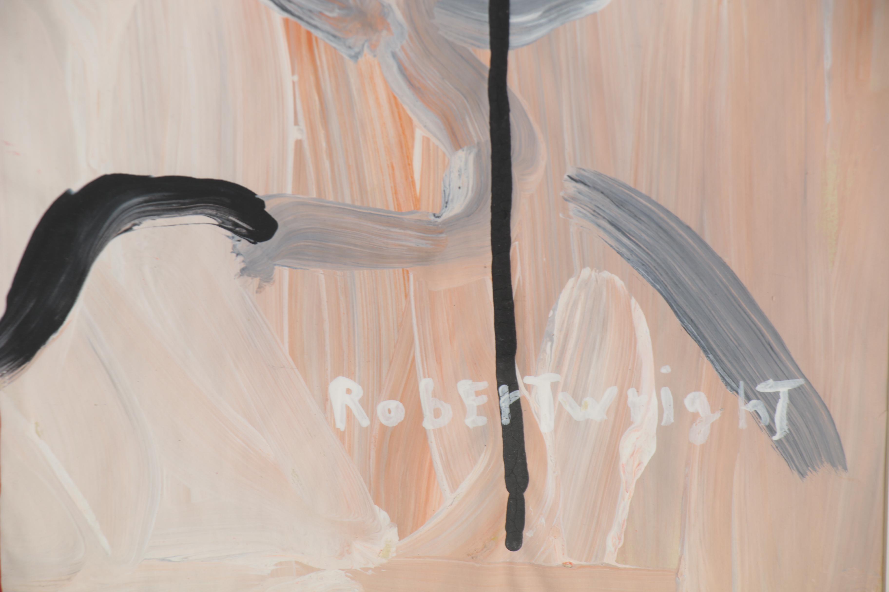 Robert Wright Abstract Acrylic Painting