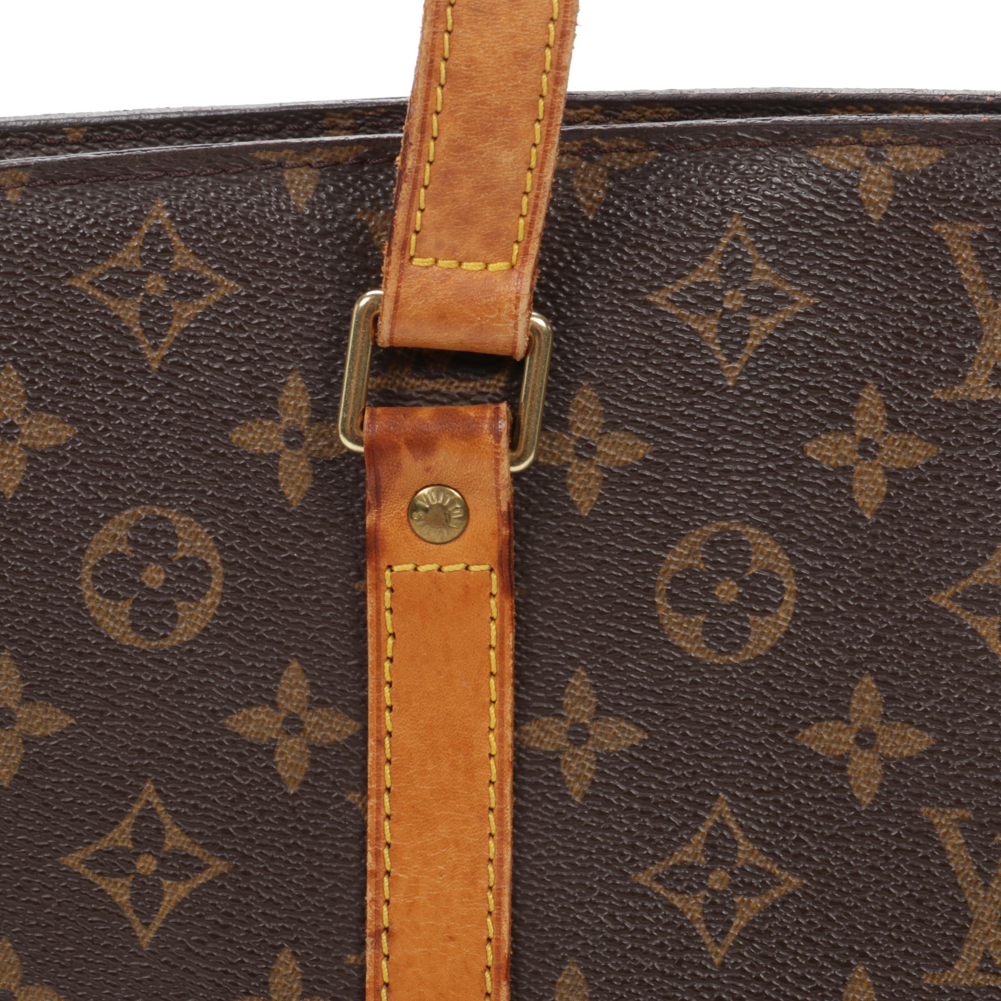 Louis Vuitton Babylone Tote in Monogram Canvas and Vachetta Leather