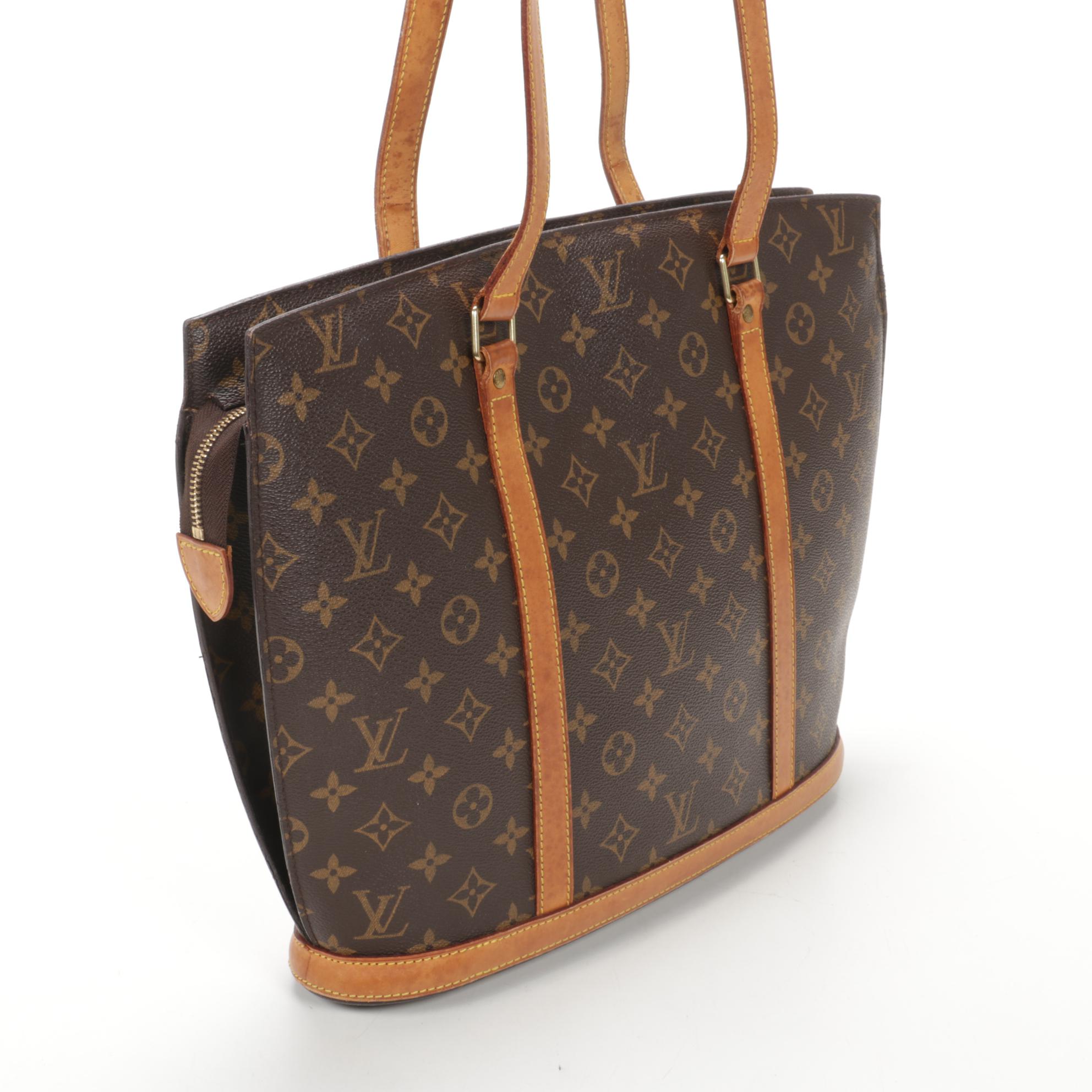 Louis Vuitton Babylone Tote in Monogram Canvas and Vachetta Leather