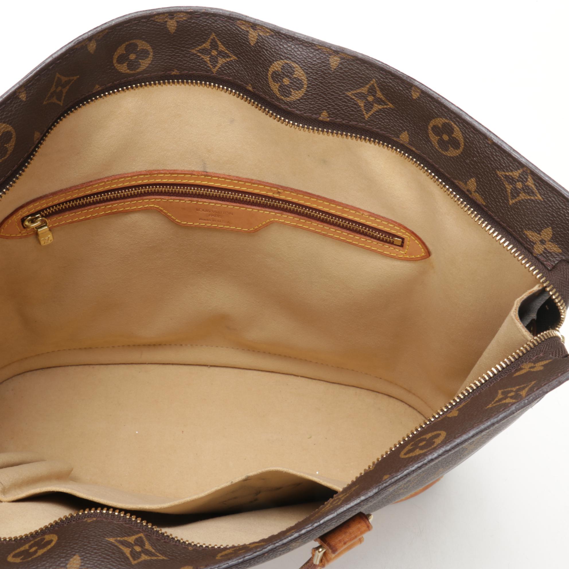 Louis Vuitton Babylone Tote in Monogram Canvas and Vachetta Leather