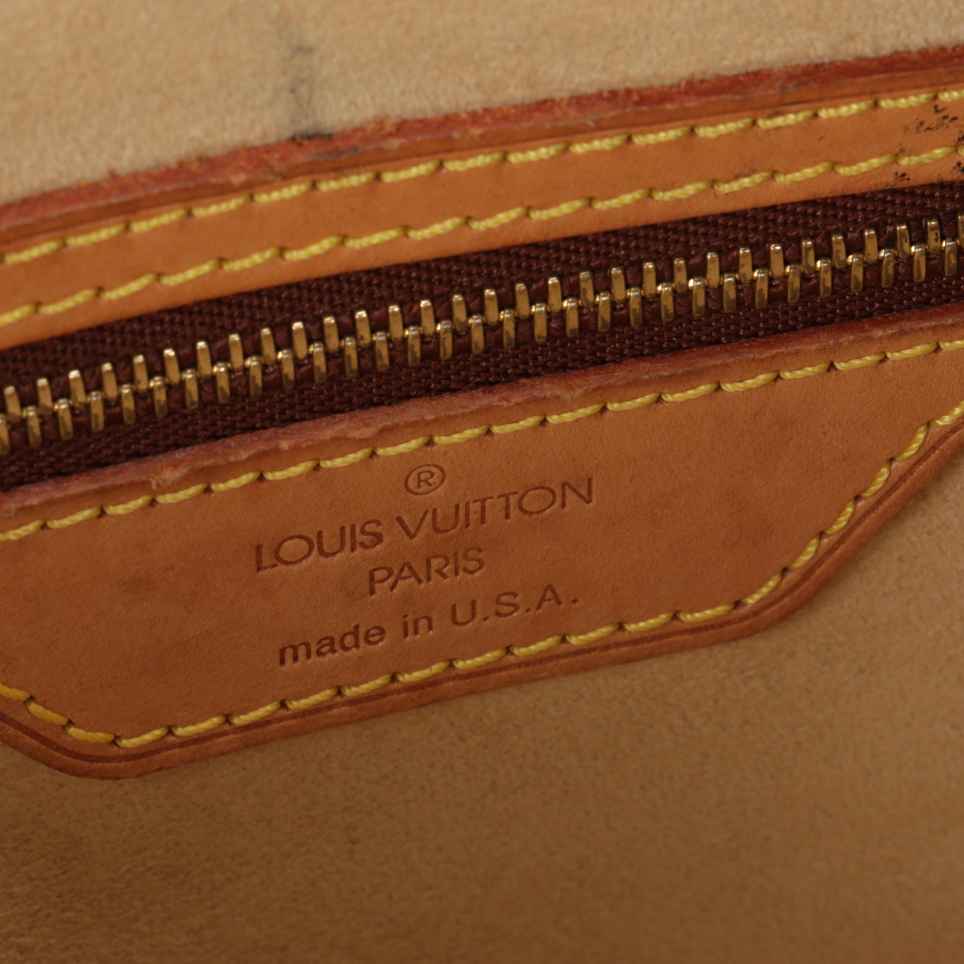 Louis Vuitton Babylone Tote in Monogram Canvas and Vachetta Leather