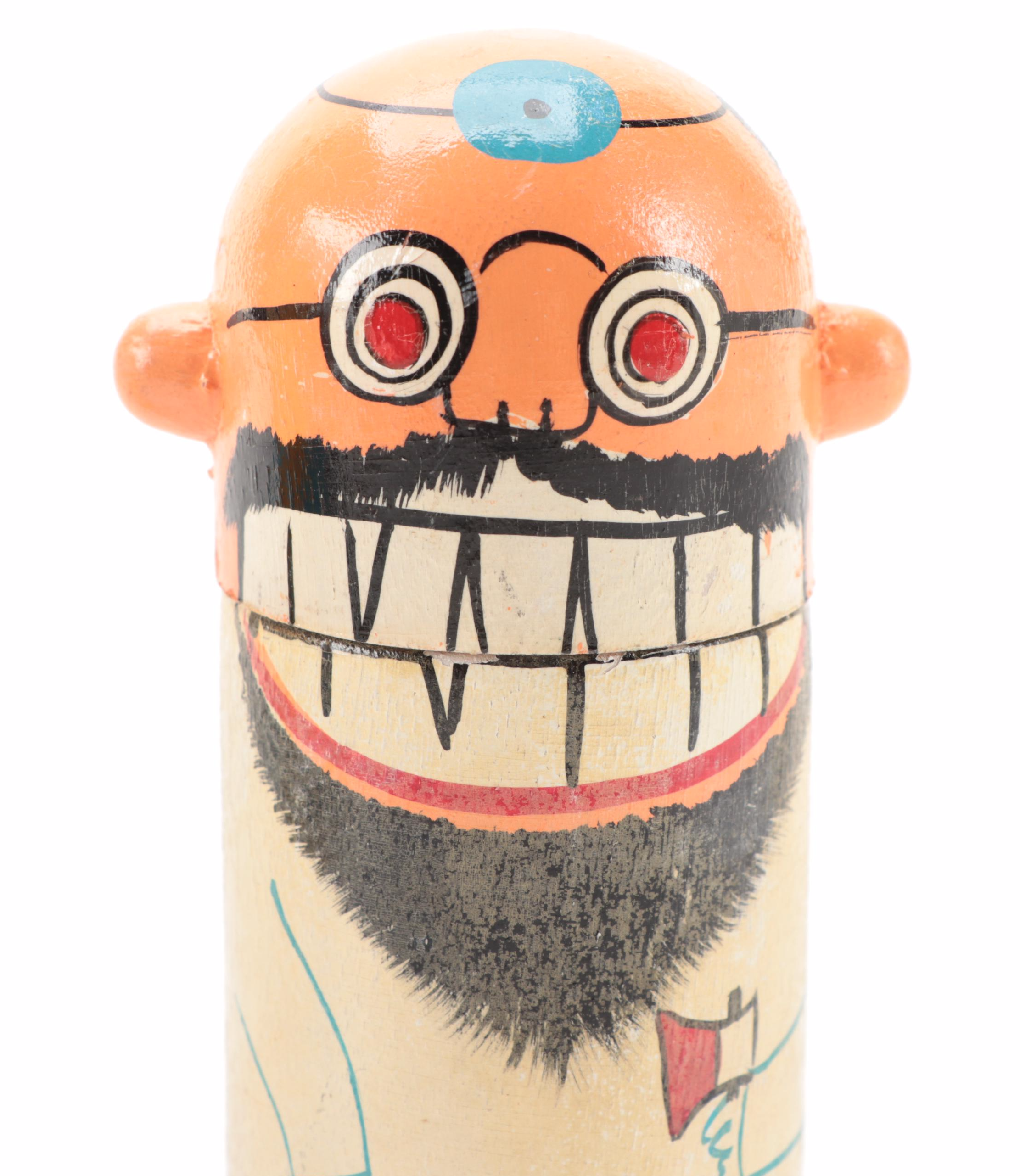 Pride Creations "Popsie" Wooden Figures, circa 1960s