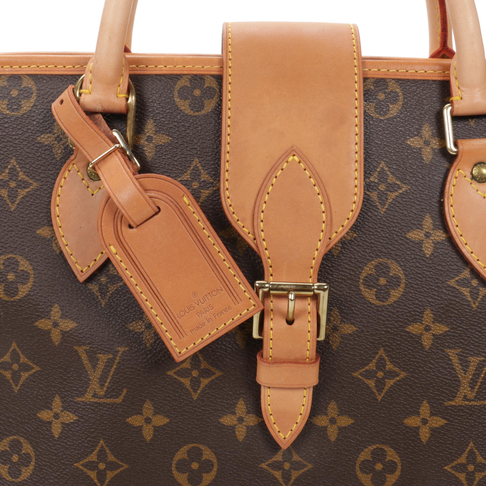 Louis Vuitton Rivoli Briefcase in Monogram Canvas and Vachetta Leather