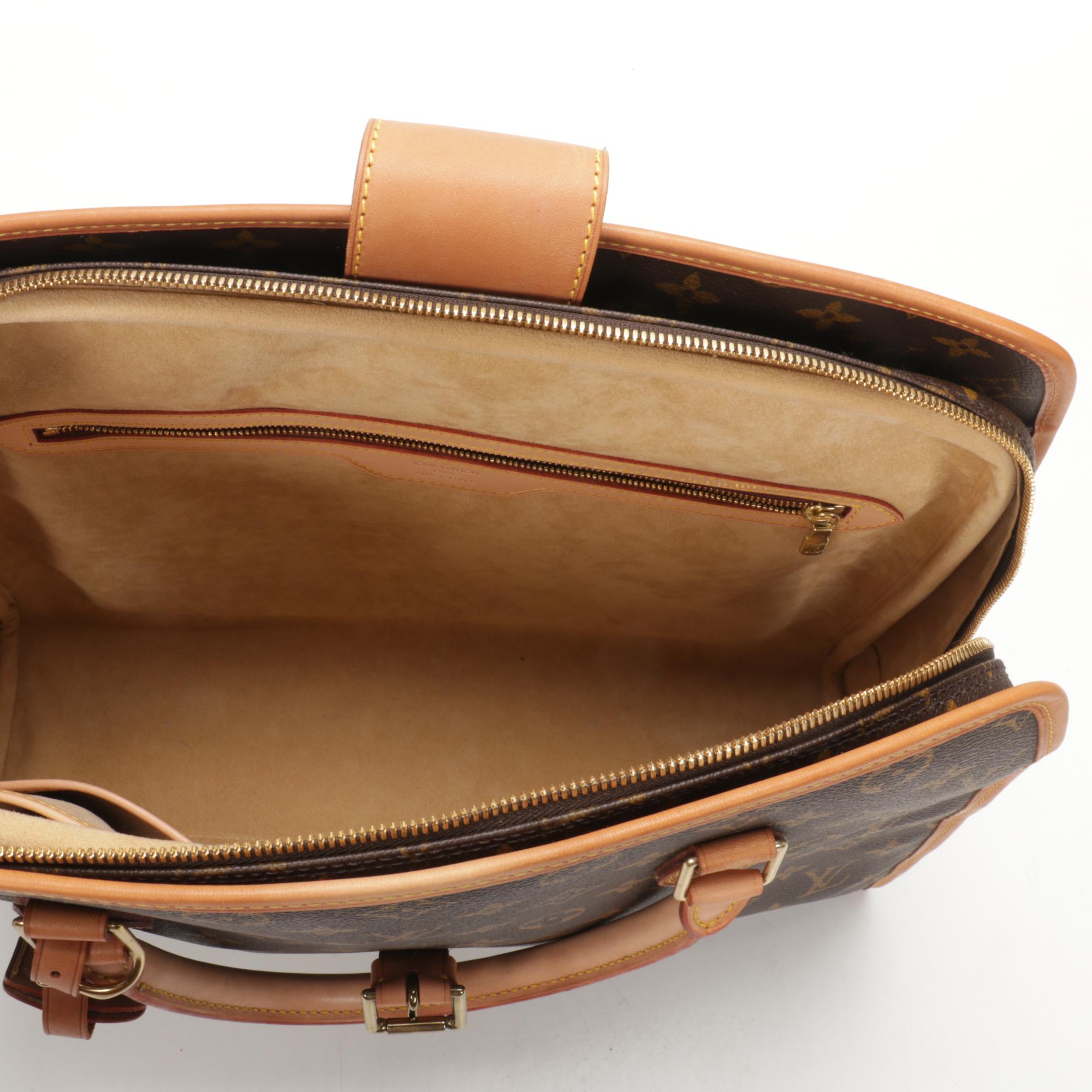 Louis Vuitton Rivoli Briefcase in Monogram Canvas and Vachetta Leather