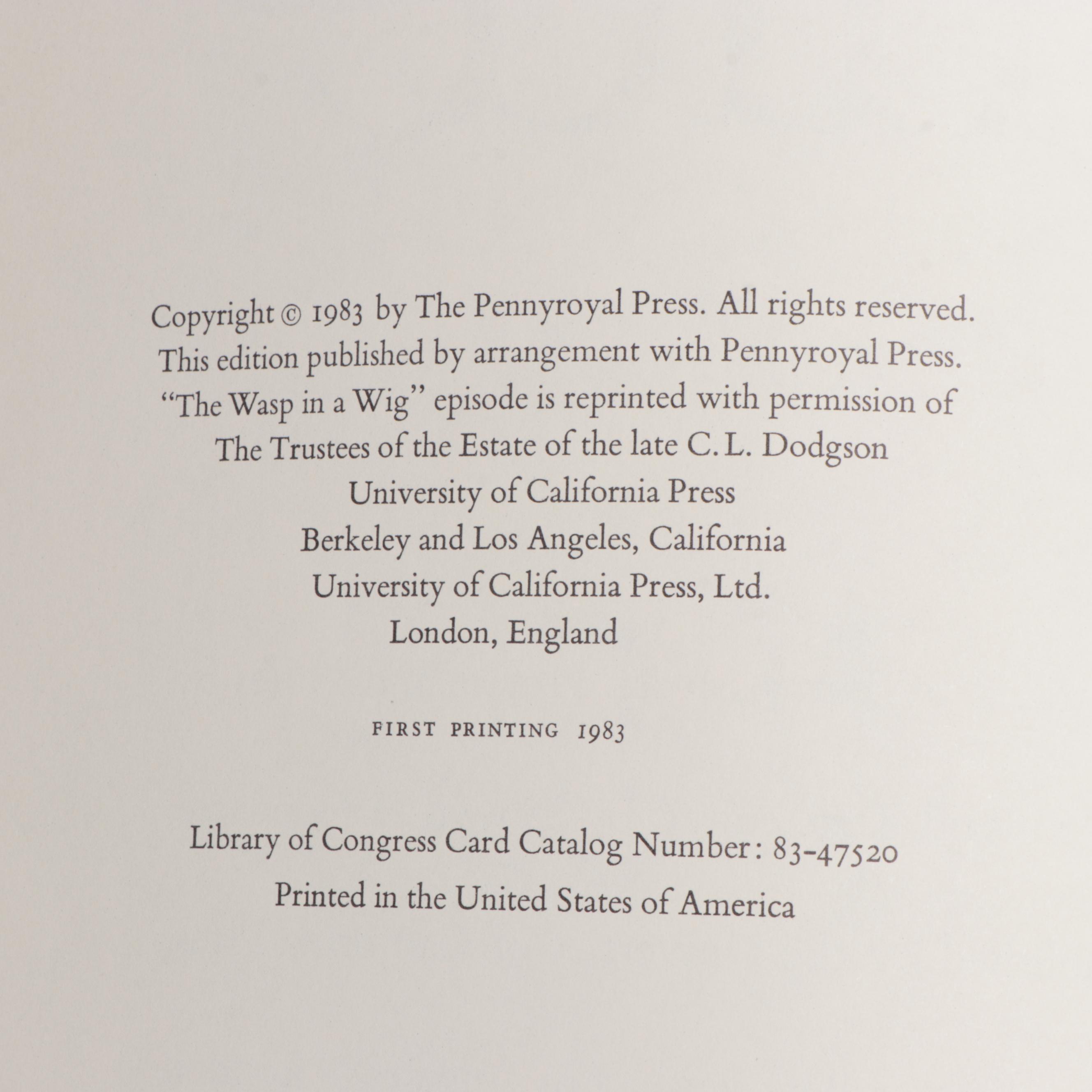 Barry Moser Signed "Alice's Adventures in Wonderland" and More