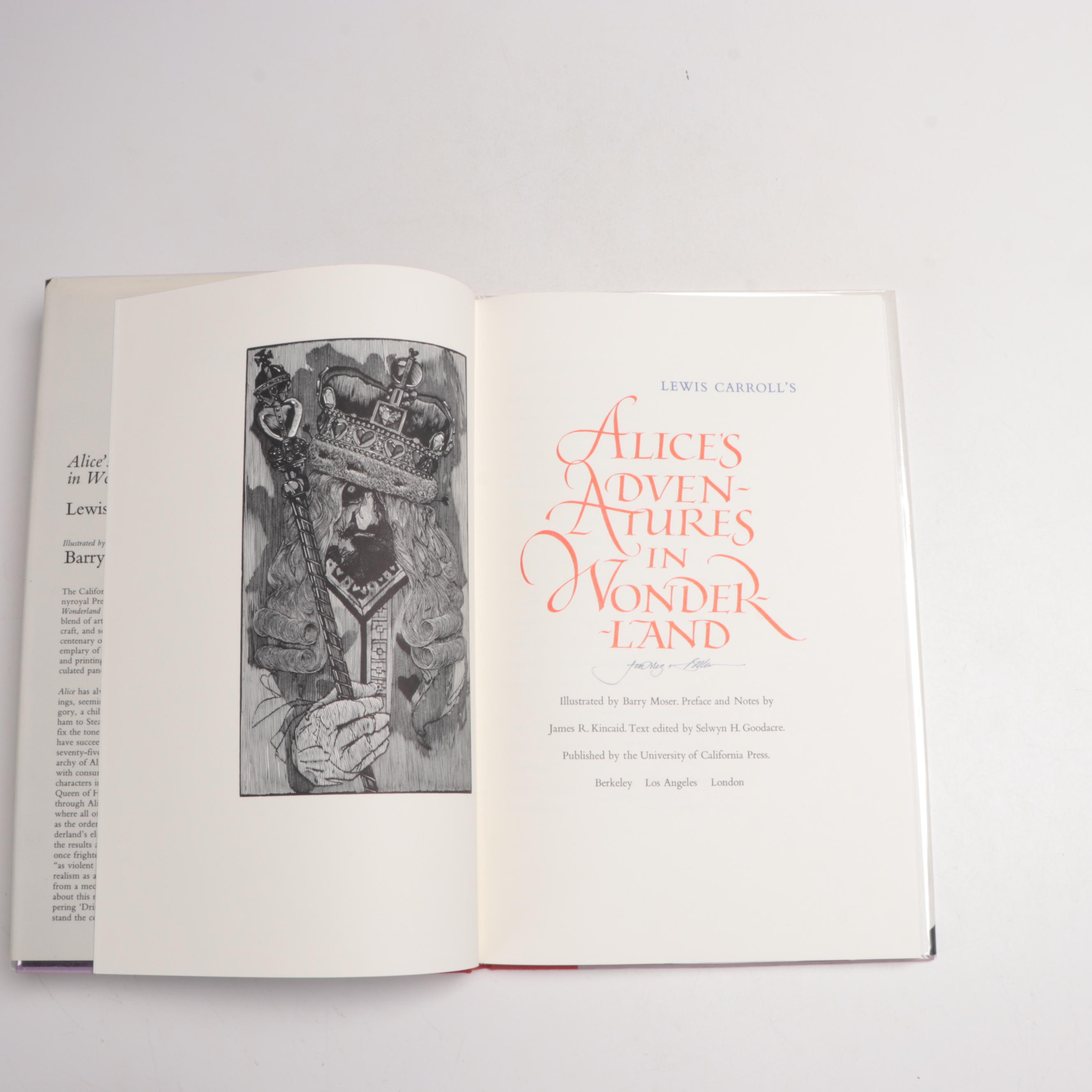 Barry Moser Signed "Alice's Adventures in Wonderland" and More