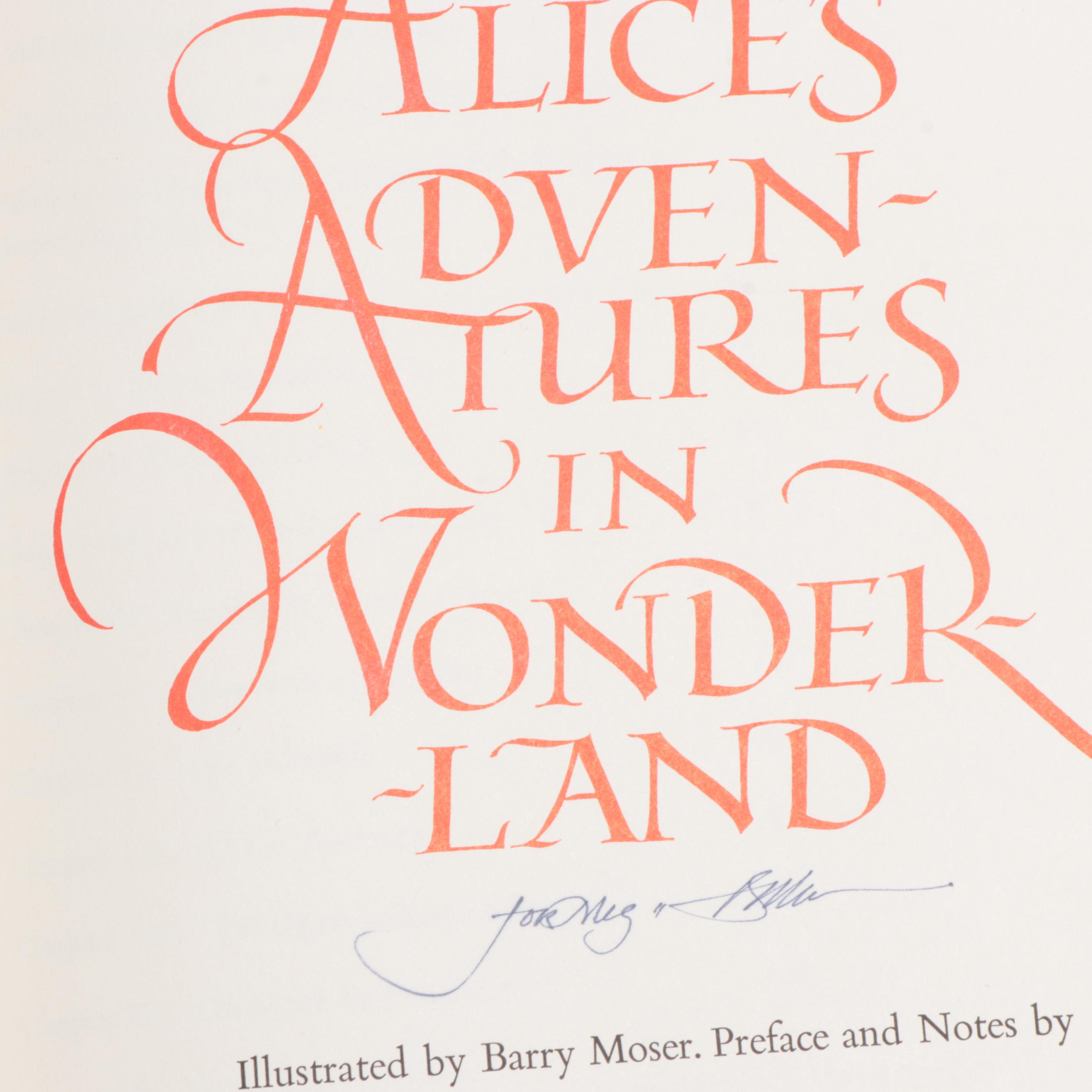 Barry Moser Signed "Alice's Adventures in Wonderland" and More