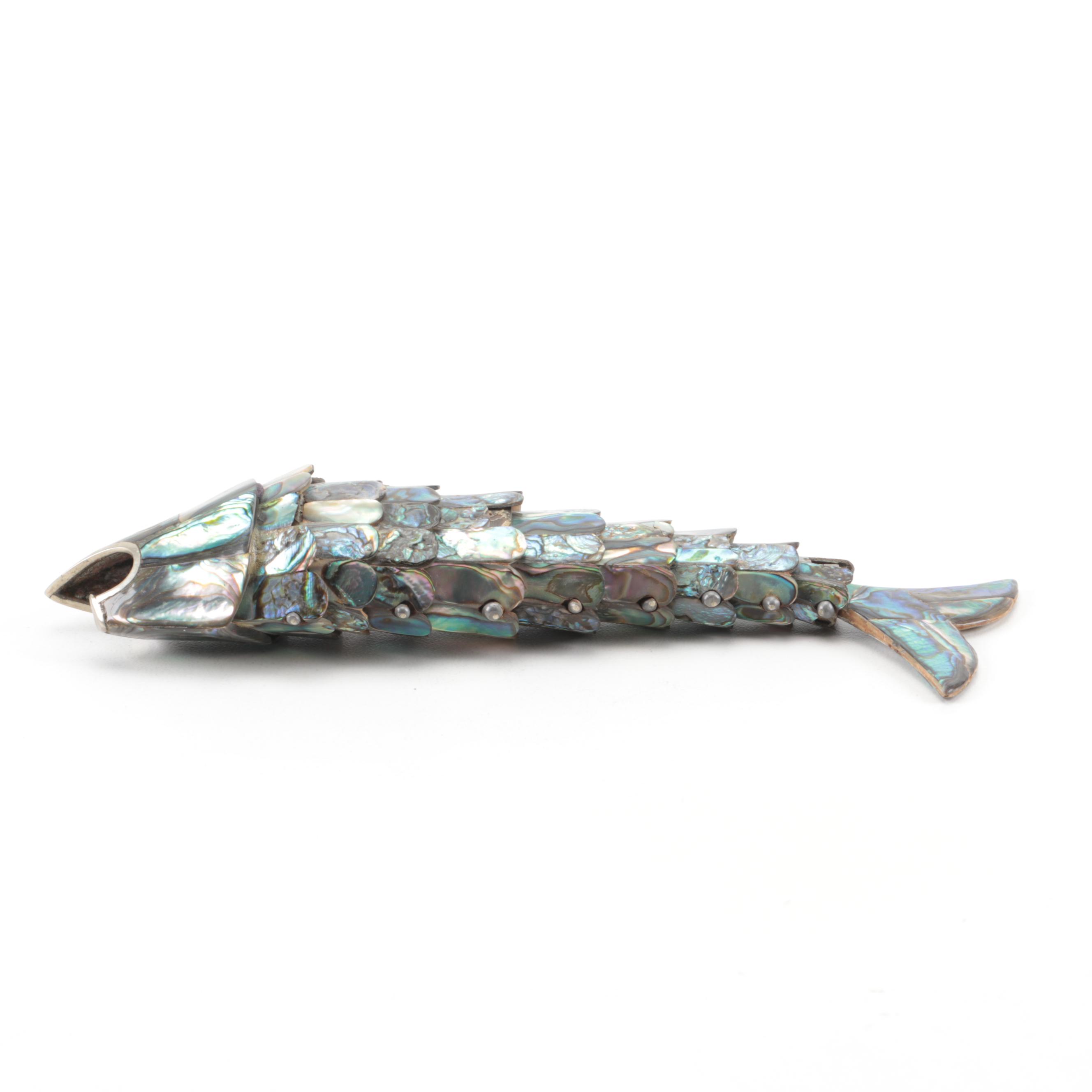Mexican Abalone Reticulated Fish Bottle Opener